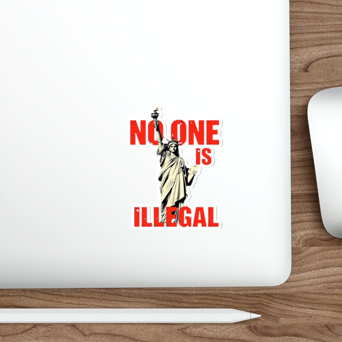 No One Is Illegal Sticker - EqualiTees.Me