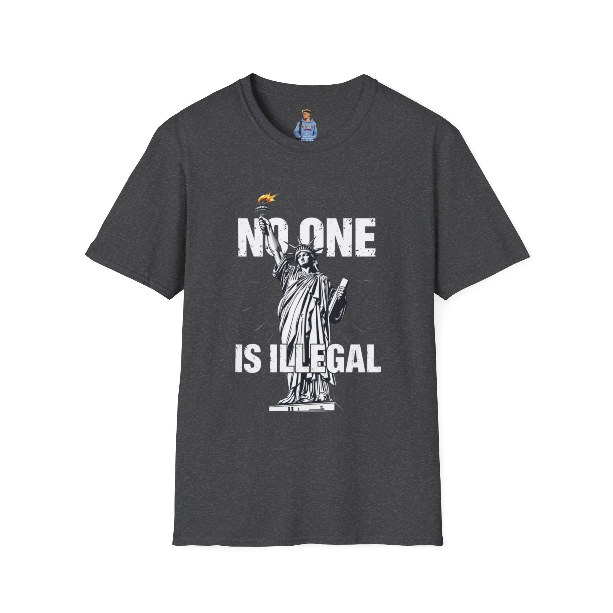 No One Is Illegal Graphic T-shirt