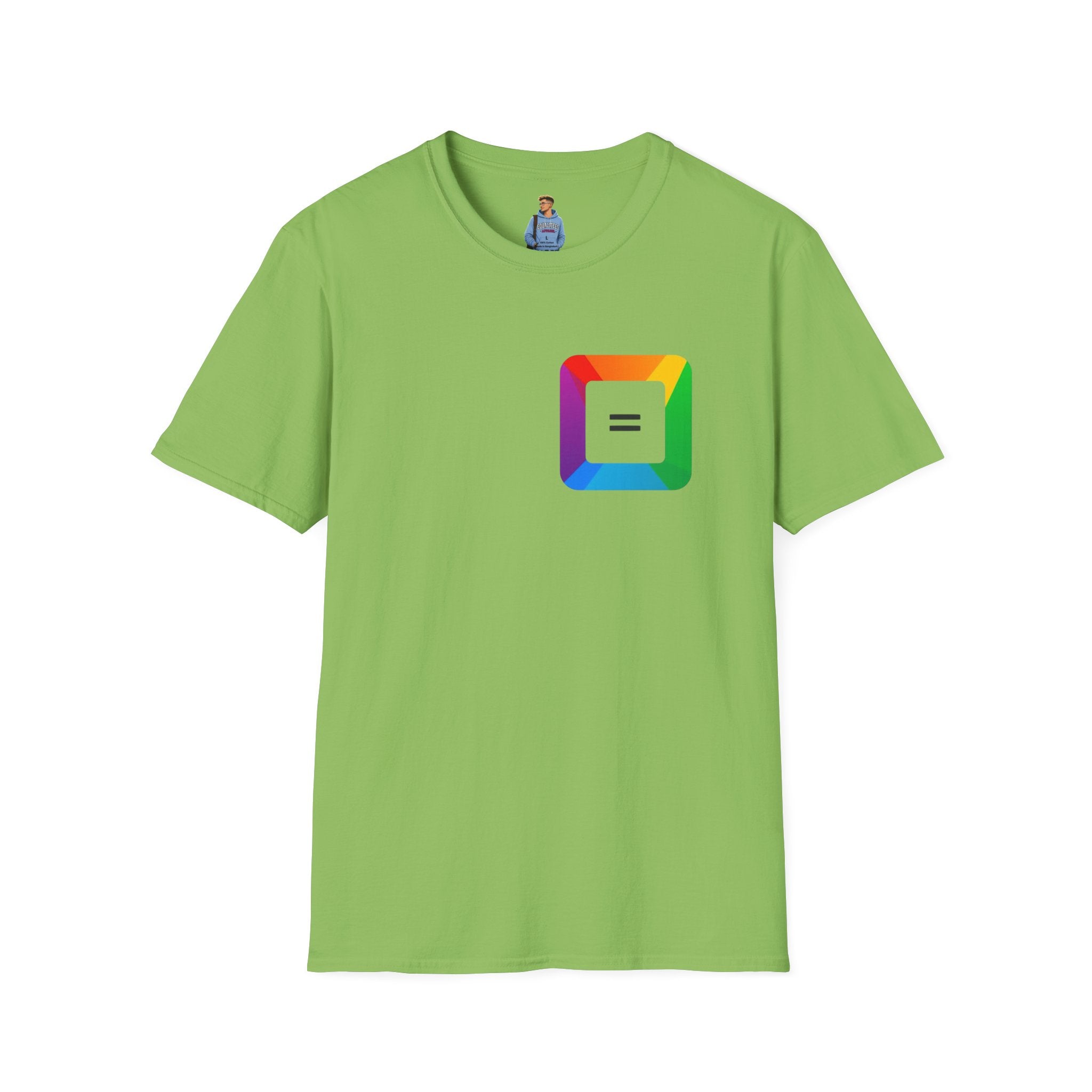 Pride-Theme Unisex Softstyle T-Shirt - "True freedom is Equality for ALL"