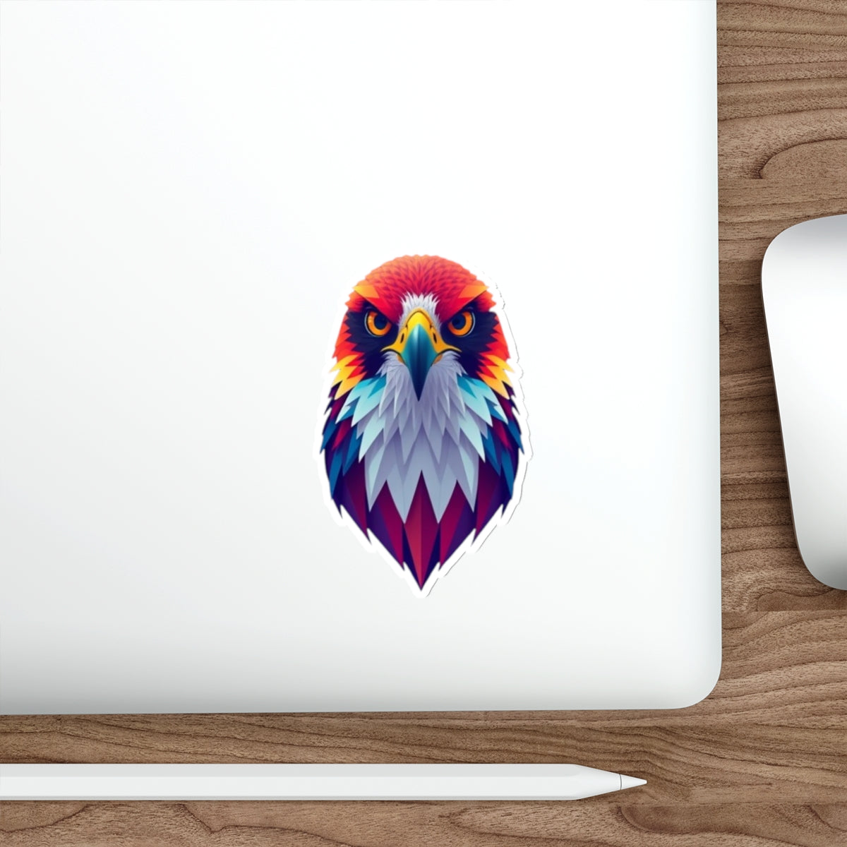 Rainbow Falcon Pride Die-Cut Sticker