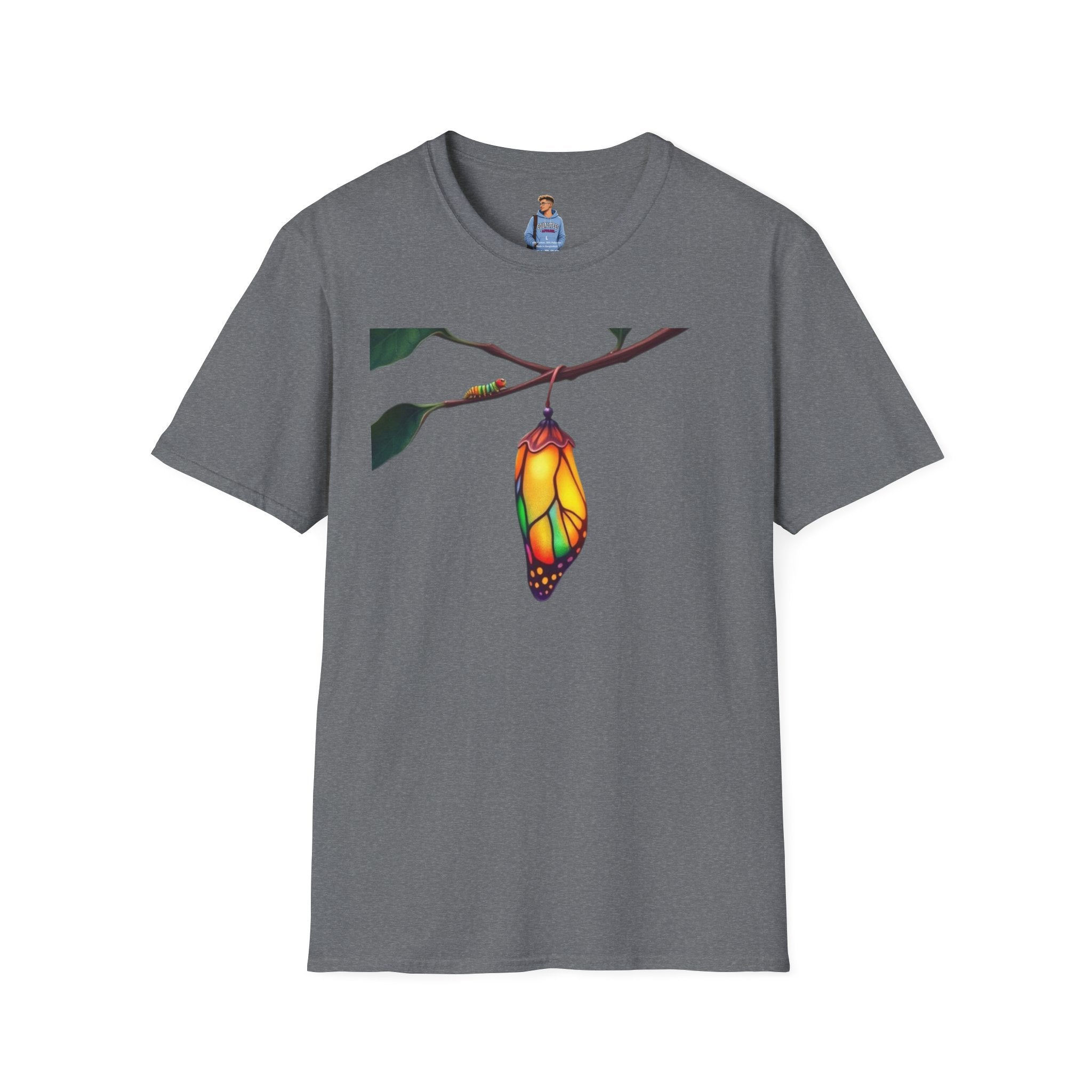 Rainbow Butterfly Cocoon Pride T-Shirt