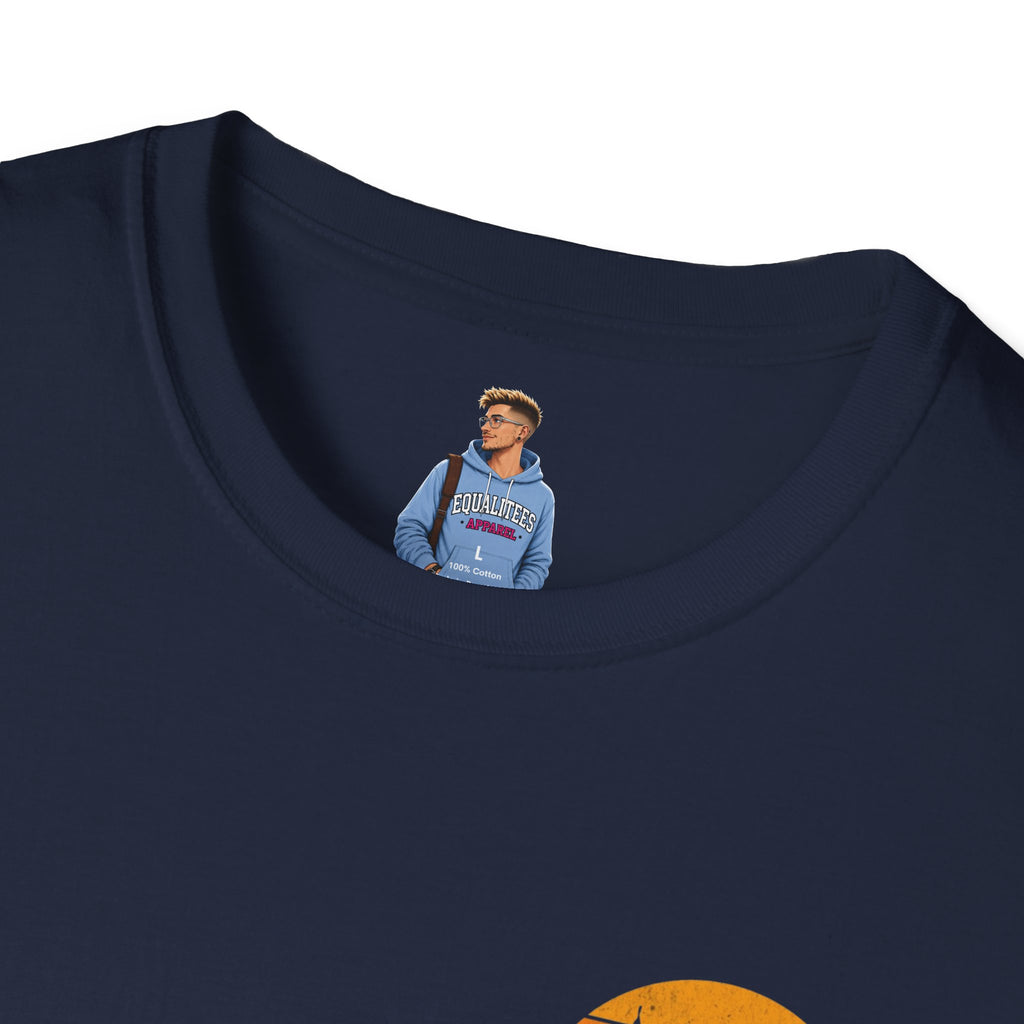 Unisex Softstyle T-Shirt - 'I'd Rather Be Camping' Adventure Tee