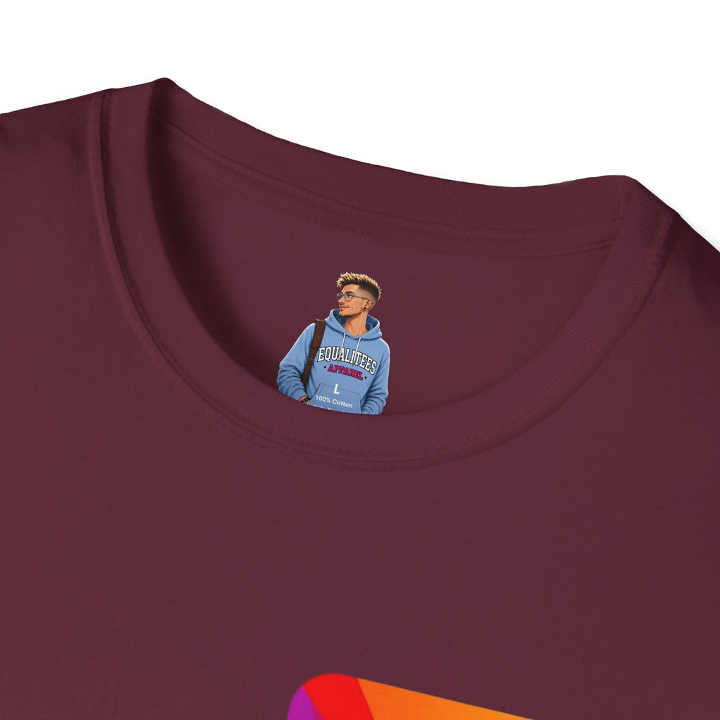 Pride-Theme Unisex Softstyle T-Shirt - "True freedom is Equality for ALL"