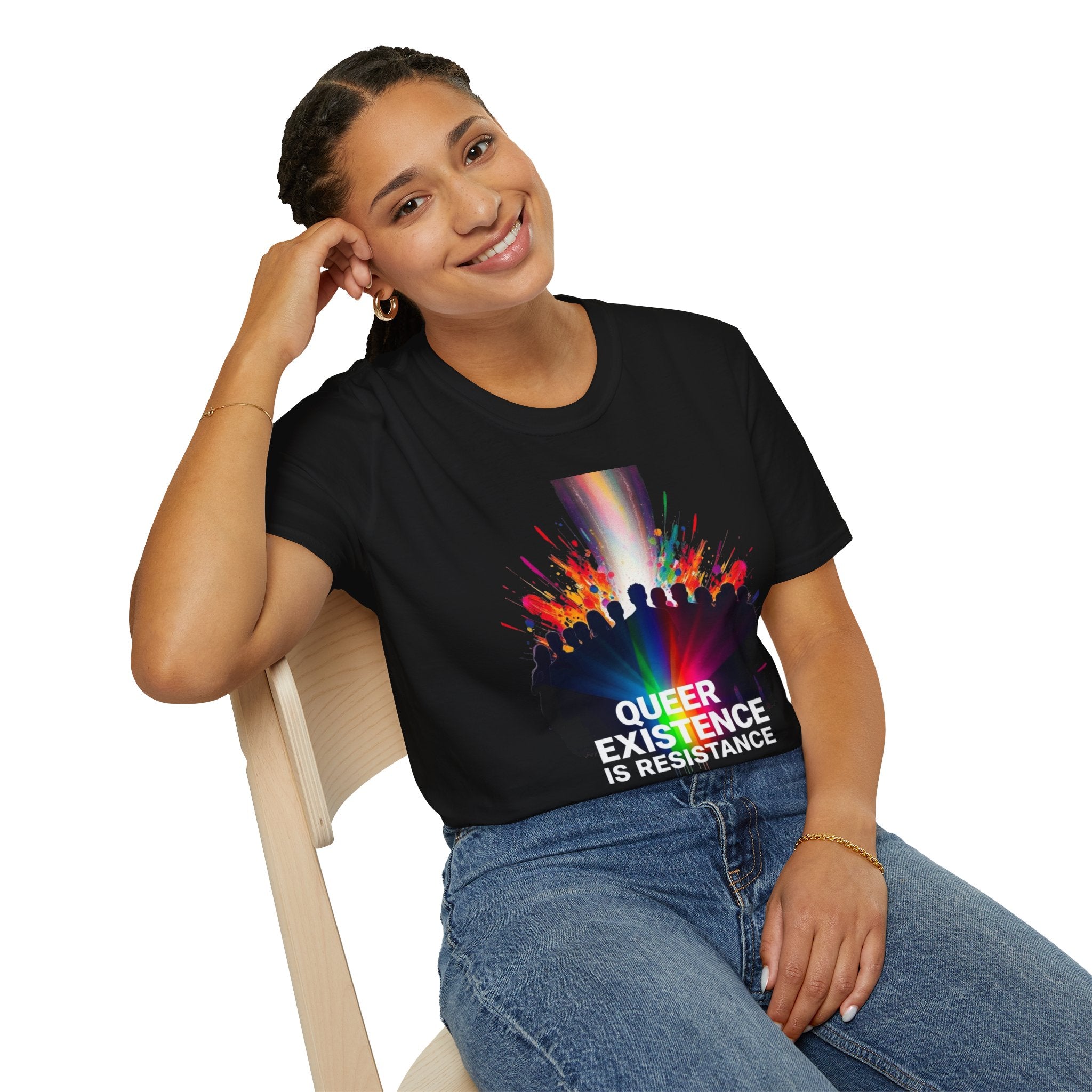 Queer Existence is Resistance Graphic T-Shirt