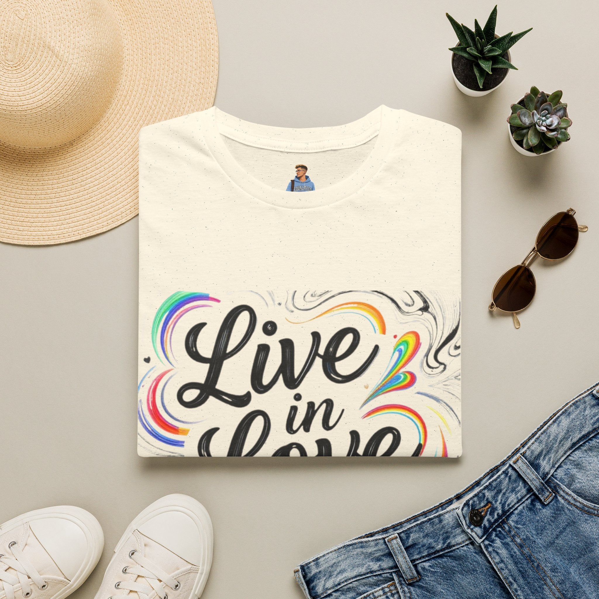 Live in Love Inspirational T-Shirt