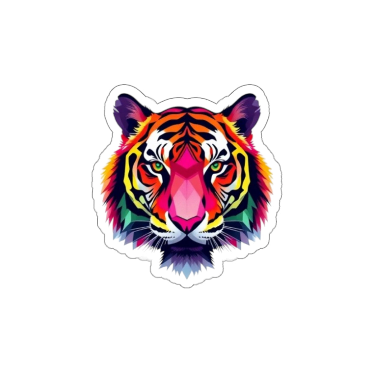 Die-Cut Stickers - Pride Tiger - EqualiTees.Me
