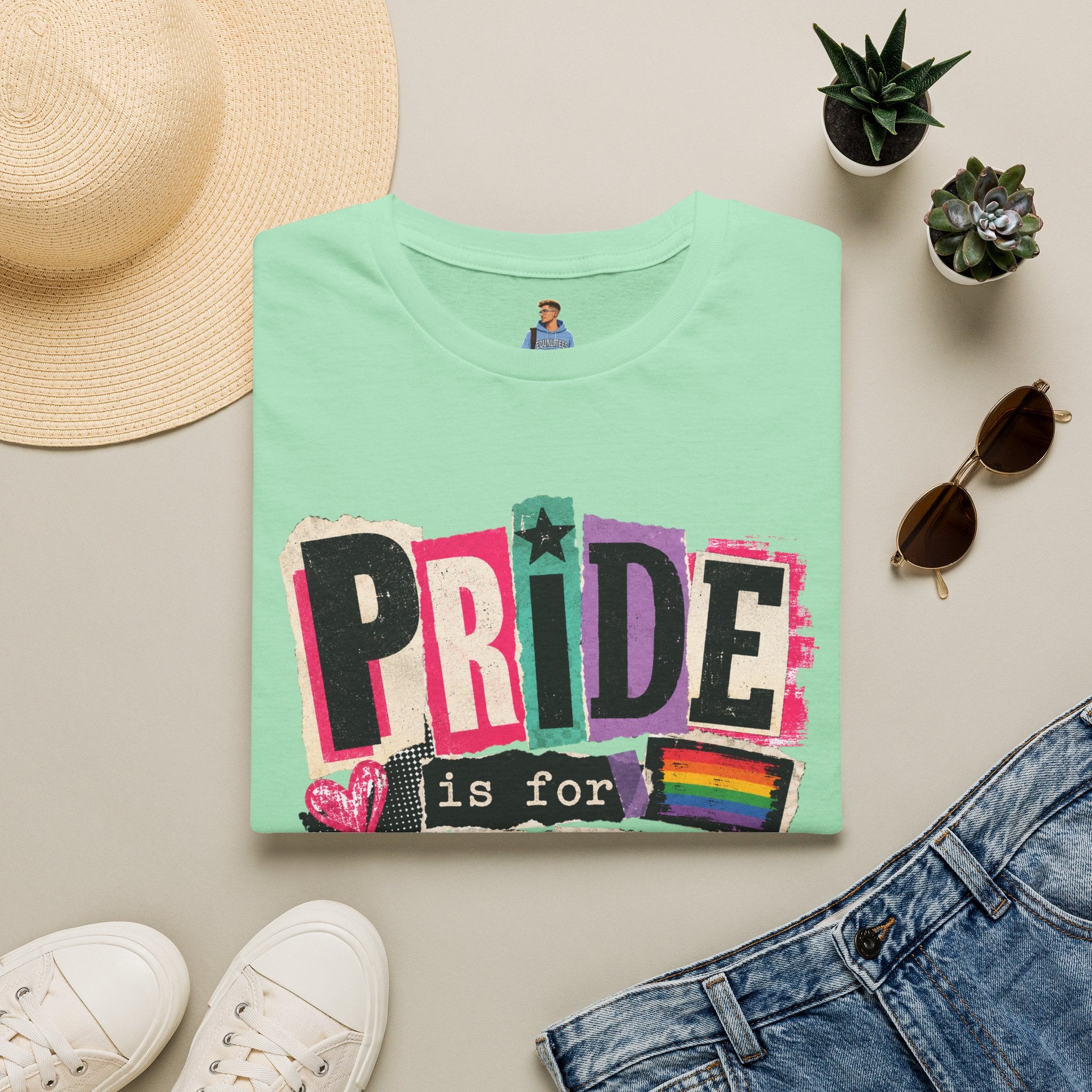Pride Is for Everyone T-Shirt — Colorful LGBTQ+ Ally Tee
