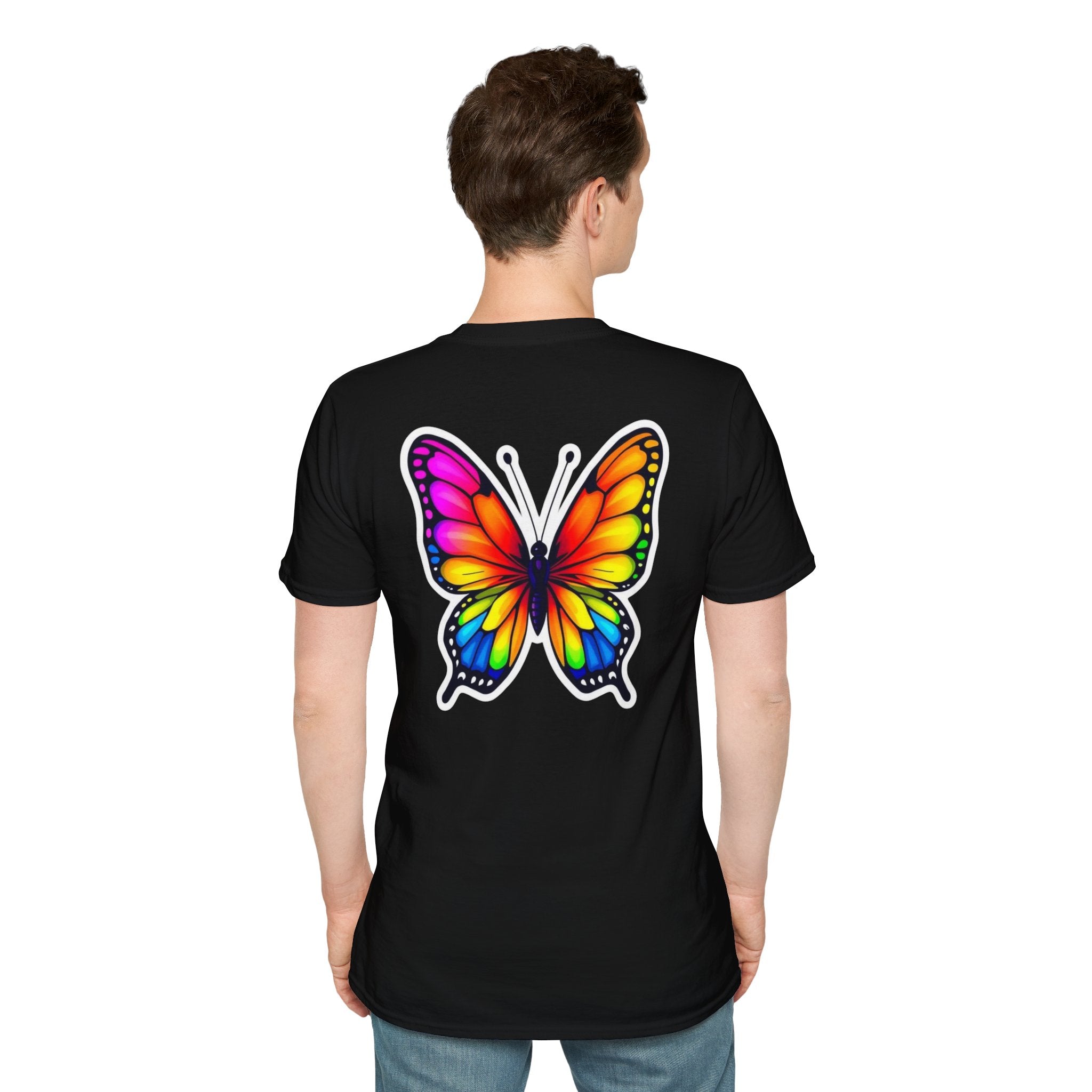 Rainbow Butterfly Cocoon Pride T-Shirt