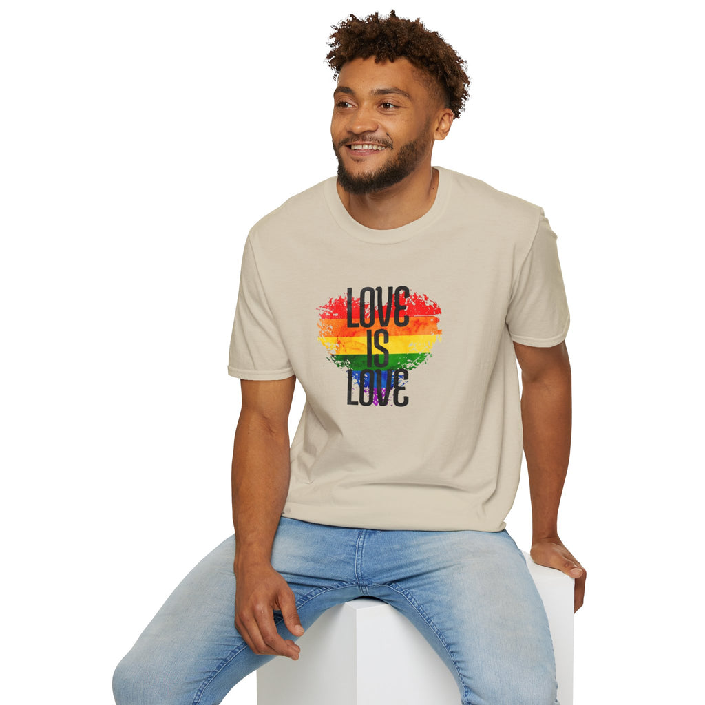 Pride Love Is Love Unisex Softstyle T-Shirt