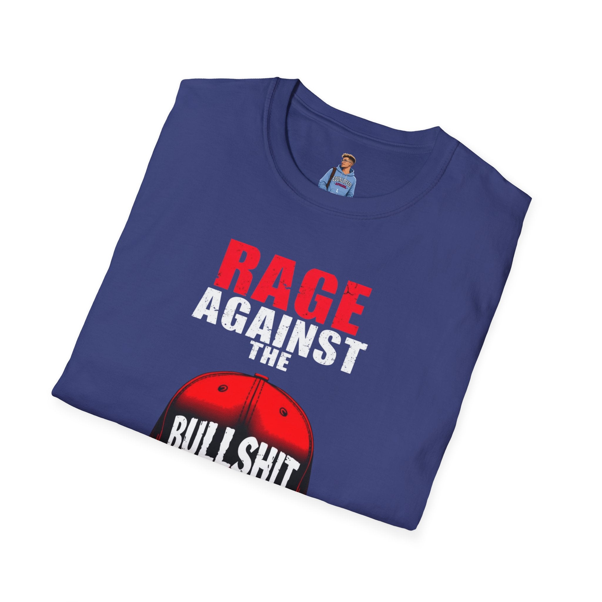 Camiseta unisex Softstyle - Camiseta gráfica "Rage Against the BS"