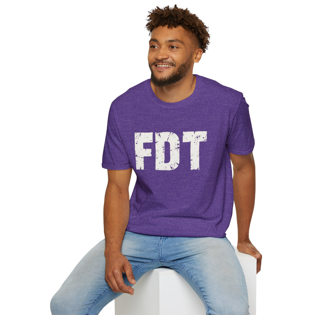 FDT Political Protest Distressed Graphic T-Shirt