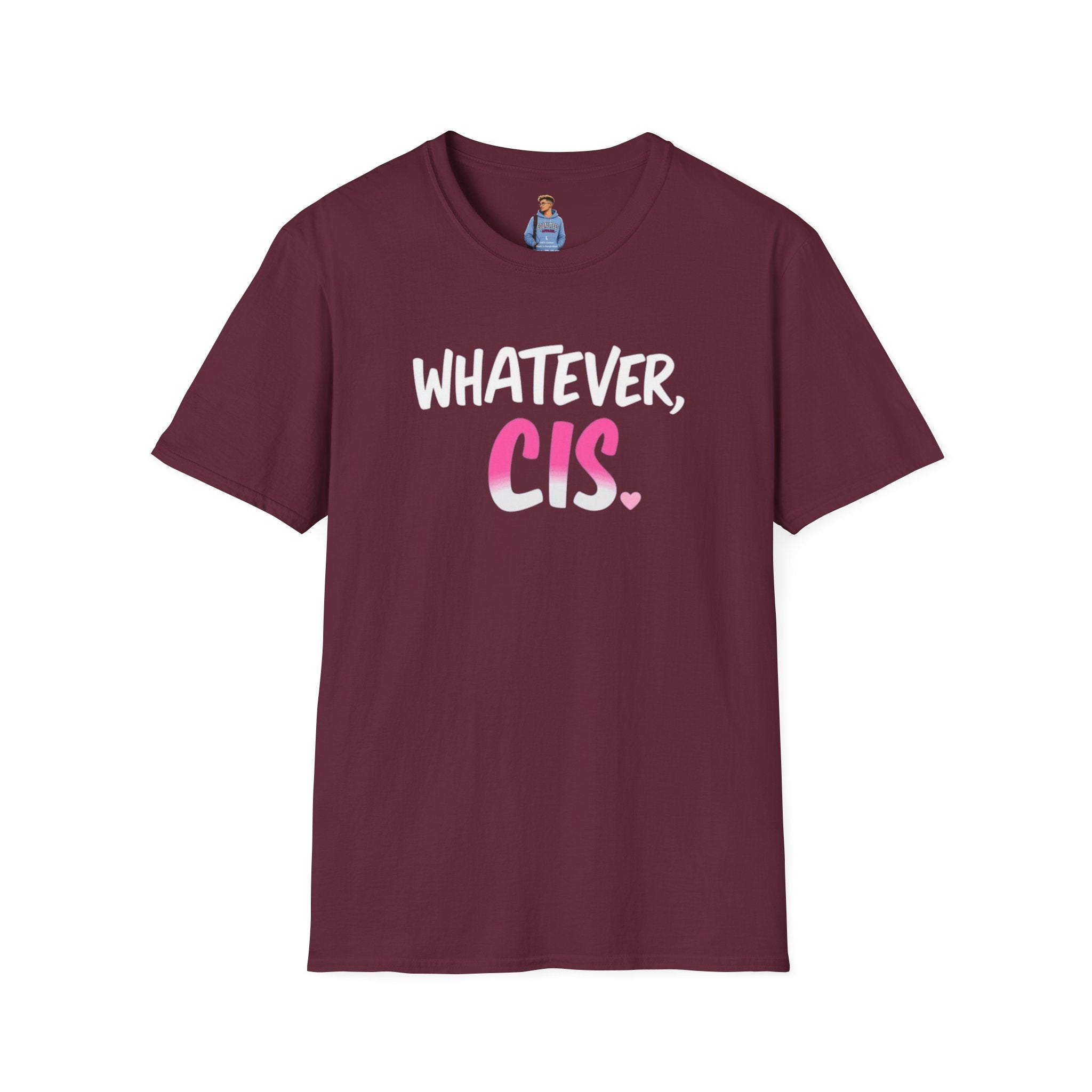 Camiseta unisex estilo suave CIS: ropa cómoda e inclusiva.