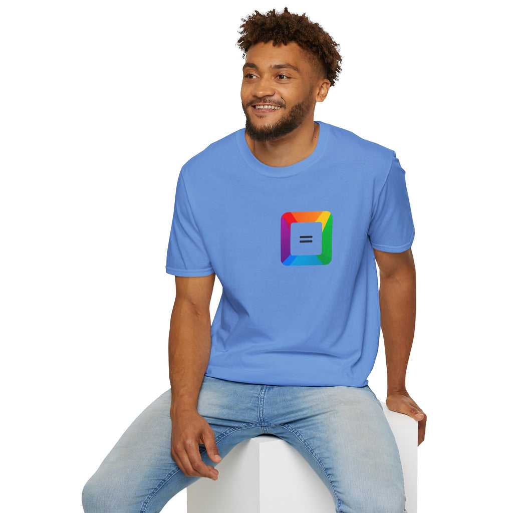 Pride-Theme Unisex Softstyle T-Shirt - "True freedom is Equality for ALL"