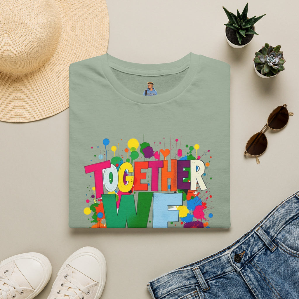 Juntos nos levantamos Camiseta unisex de estilo suave