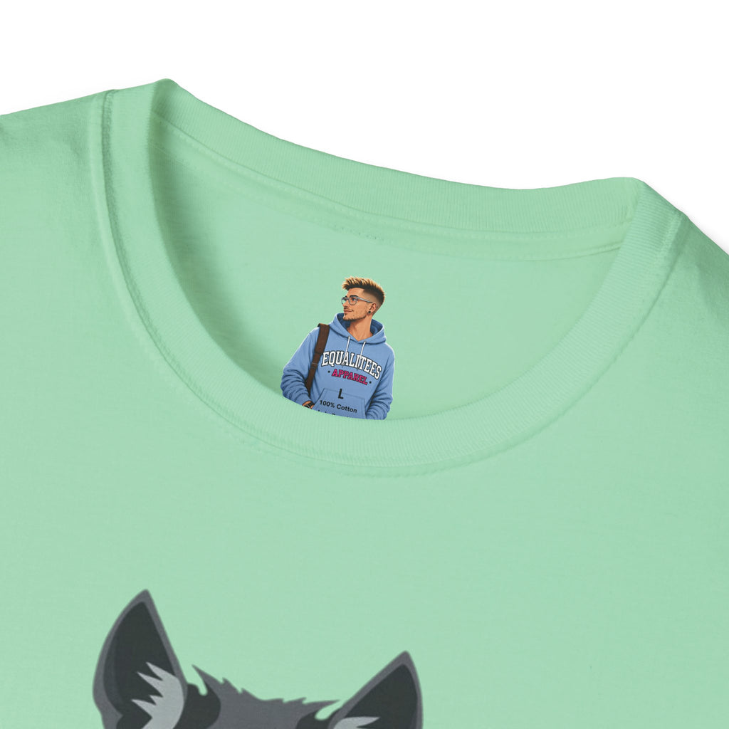 Mystical Wolf Design Unisex Softstyle T-shirt