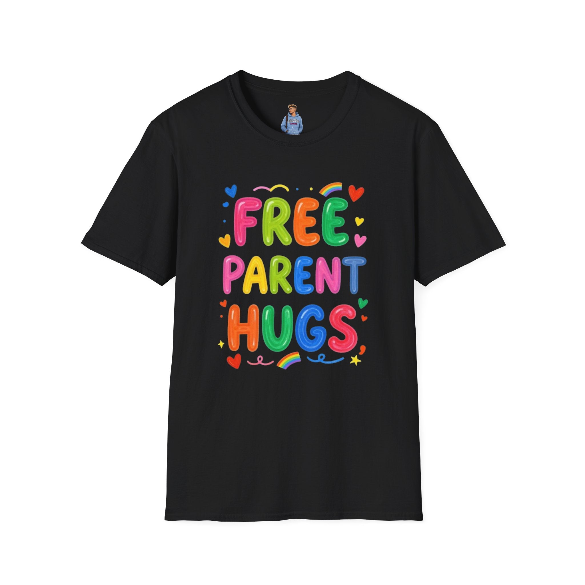 Free Parent Hugs Affirming T-Shirt