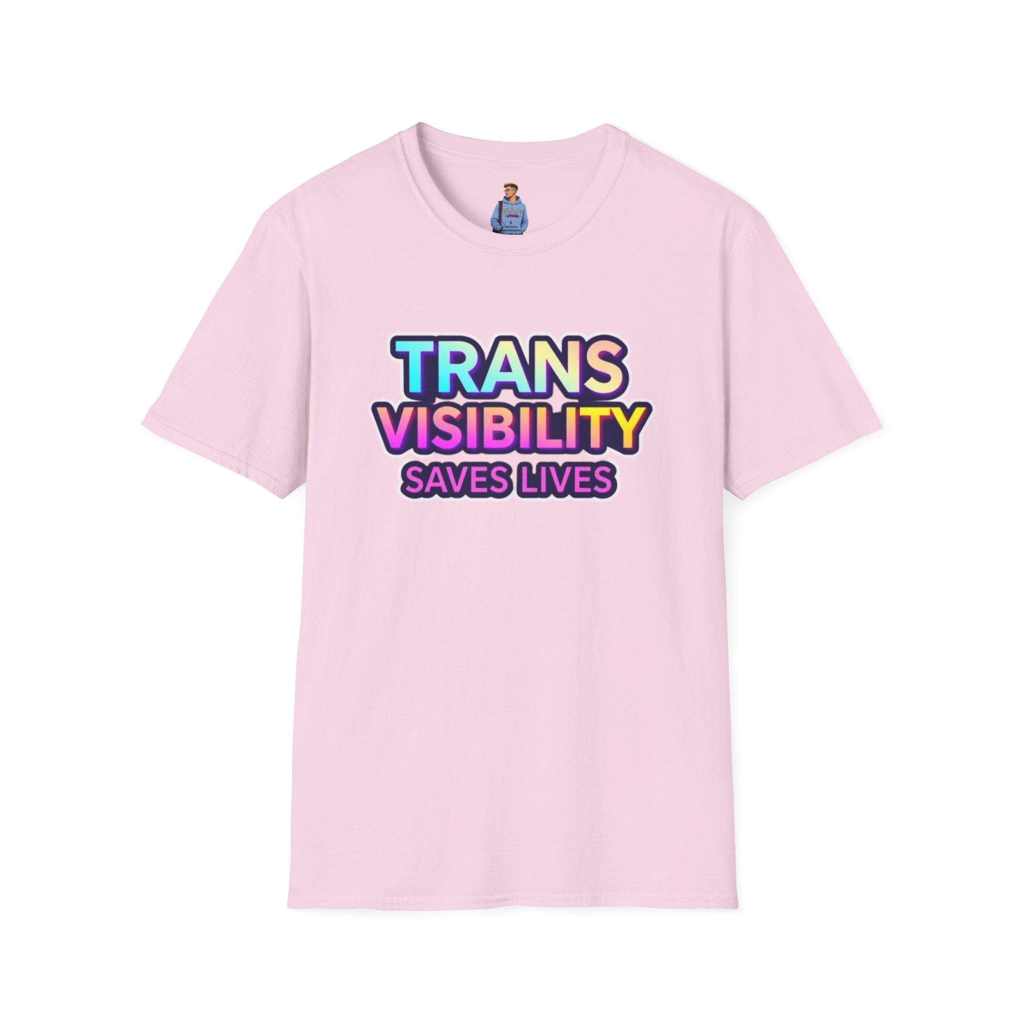 Trans Visibility Saves Lives Statement T-shirt