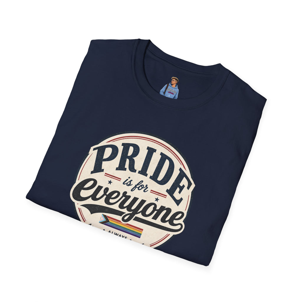 Pride Is for Everyone T-Shirt — Inclusive Retro Pride Tee