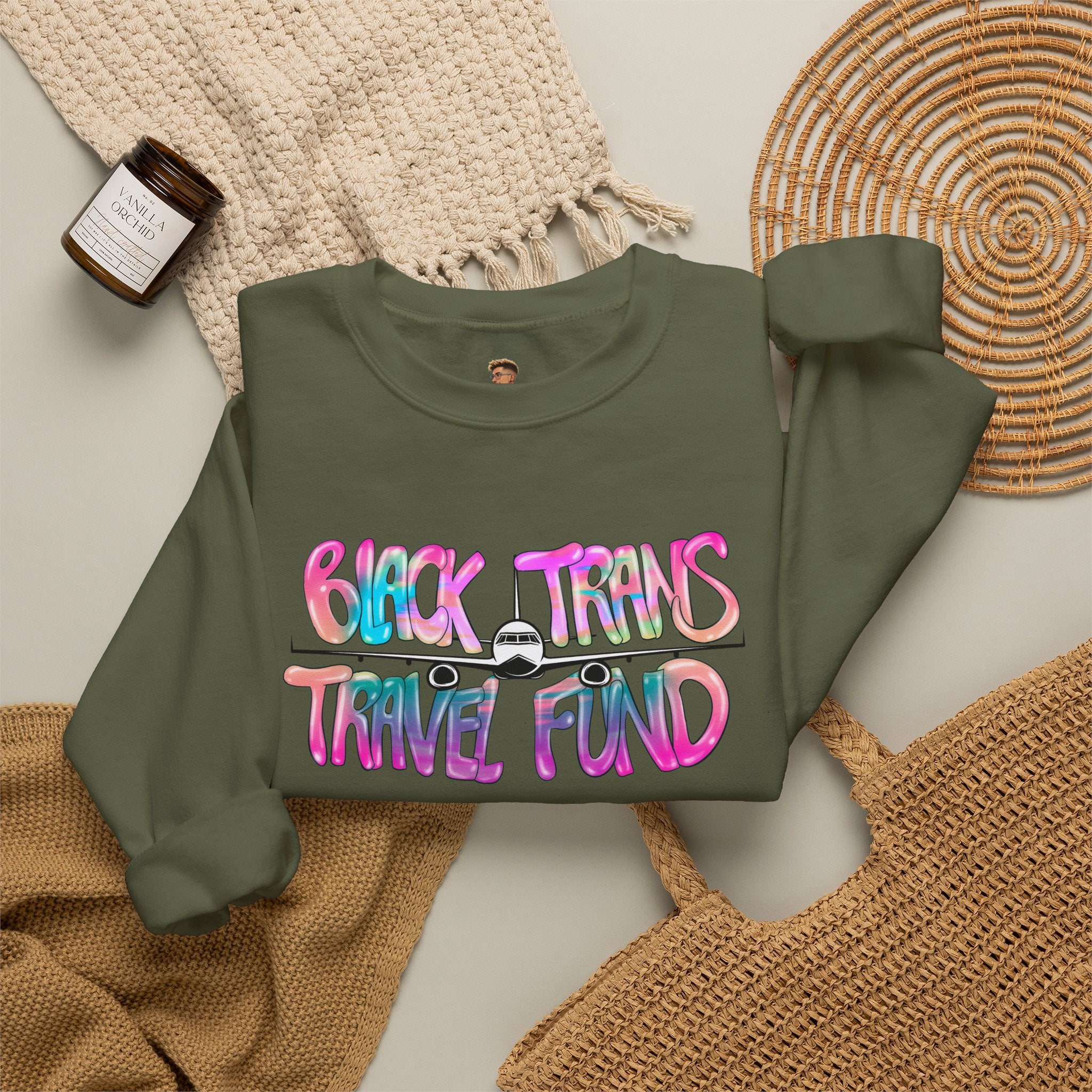 BTTF - Black Trans Travel Fund Unisex Crewneck Sweatshirt