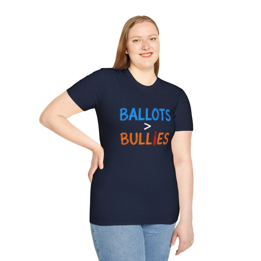 Ballots are Greater Than Bullies T-Shirt