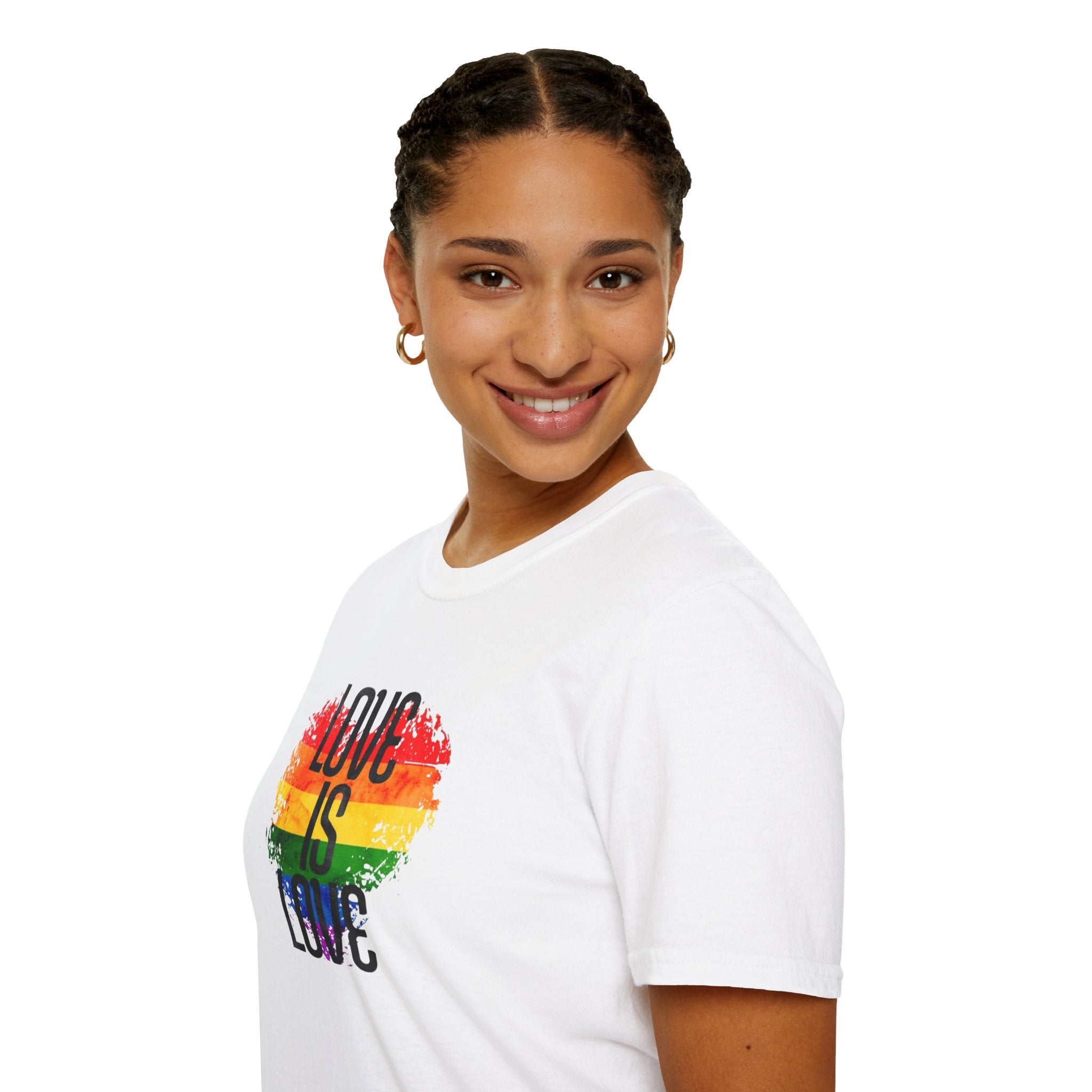 Pride Love Is Love Unisex Softstyle T-Shirt