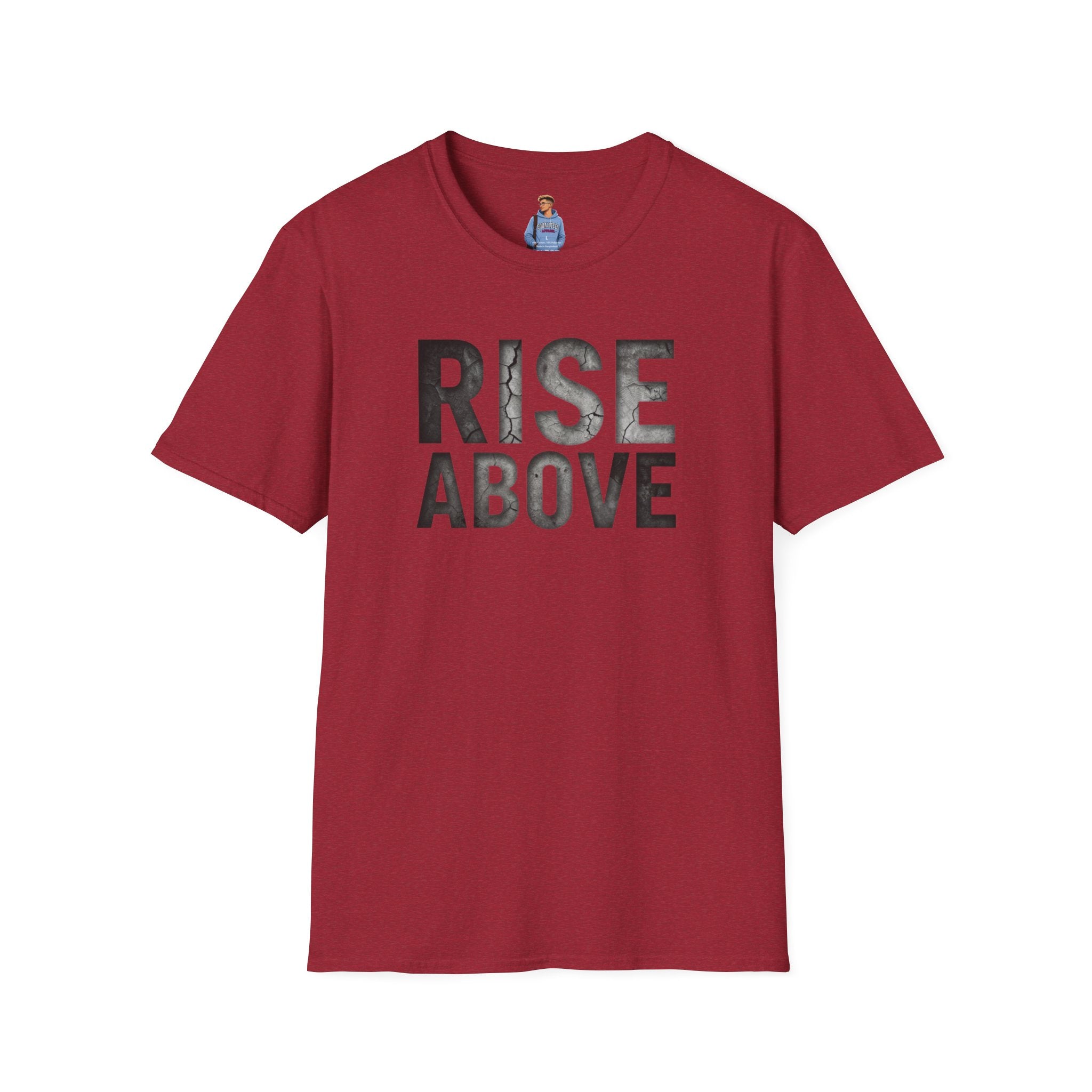 Rise Above Motivational Graphic T-Shirt