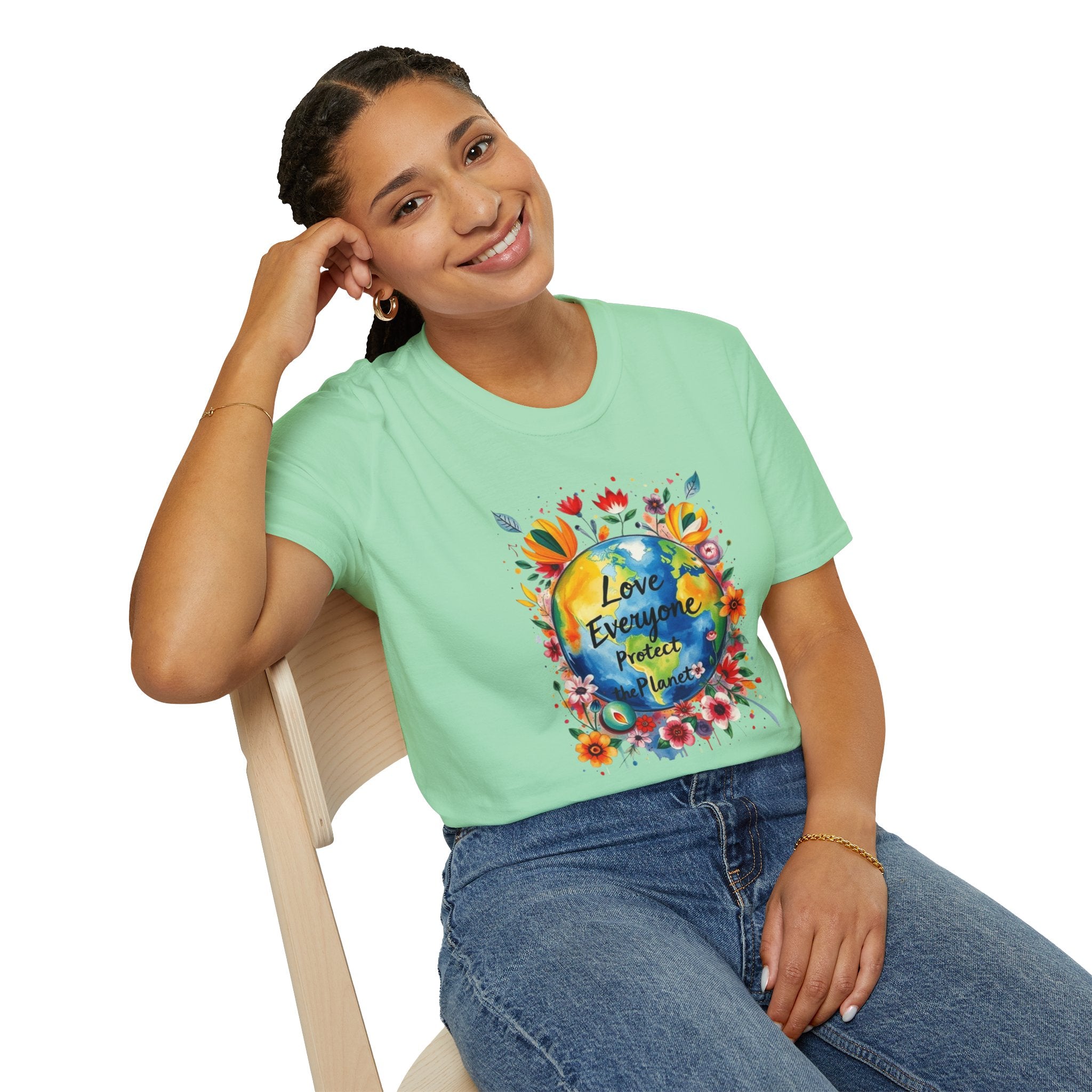 Love Everyone Protect The Planet T-Shirt