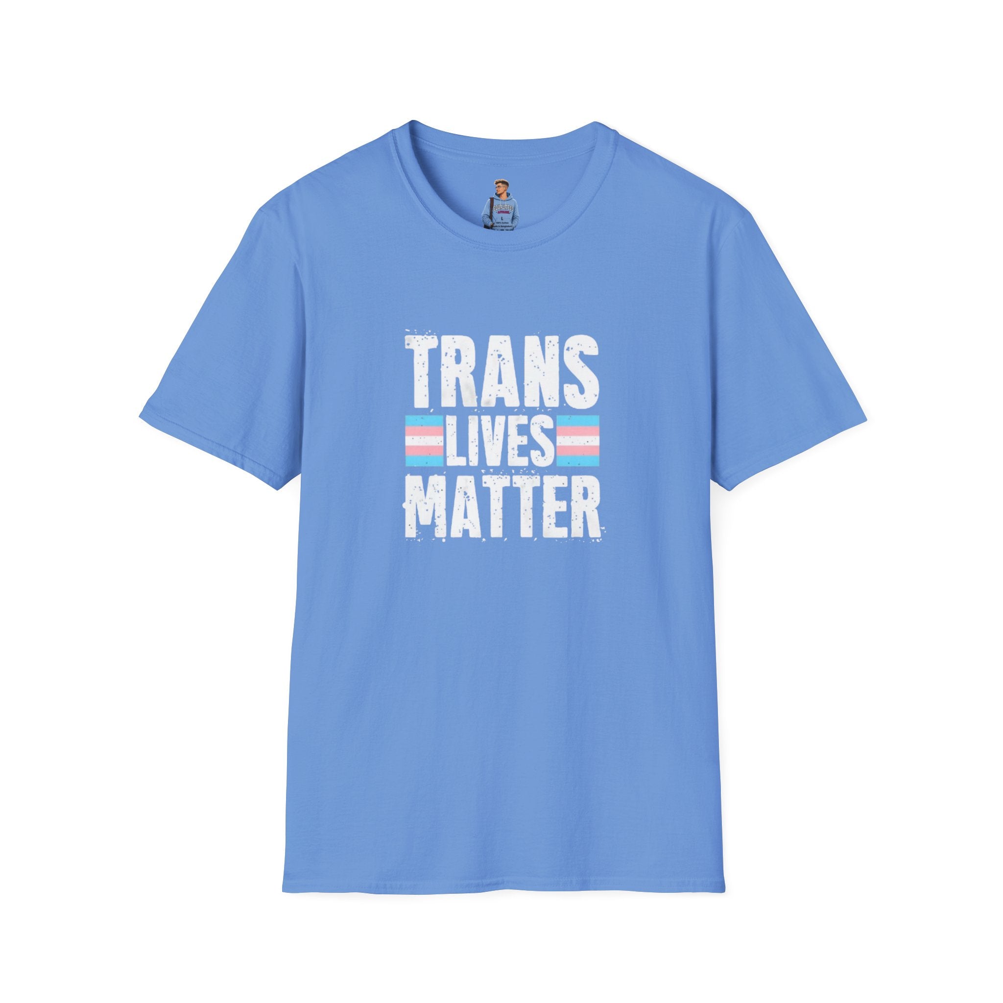 Camiseta unisex de estilo suave Trans Lives Matter: apoya los derechos LGBTQ+