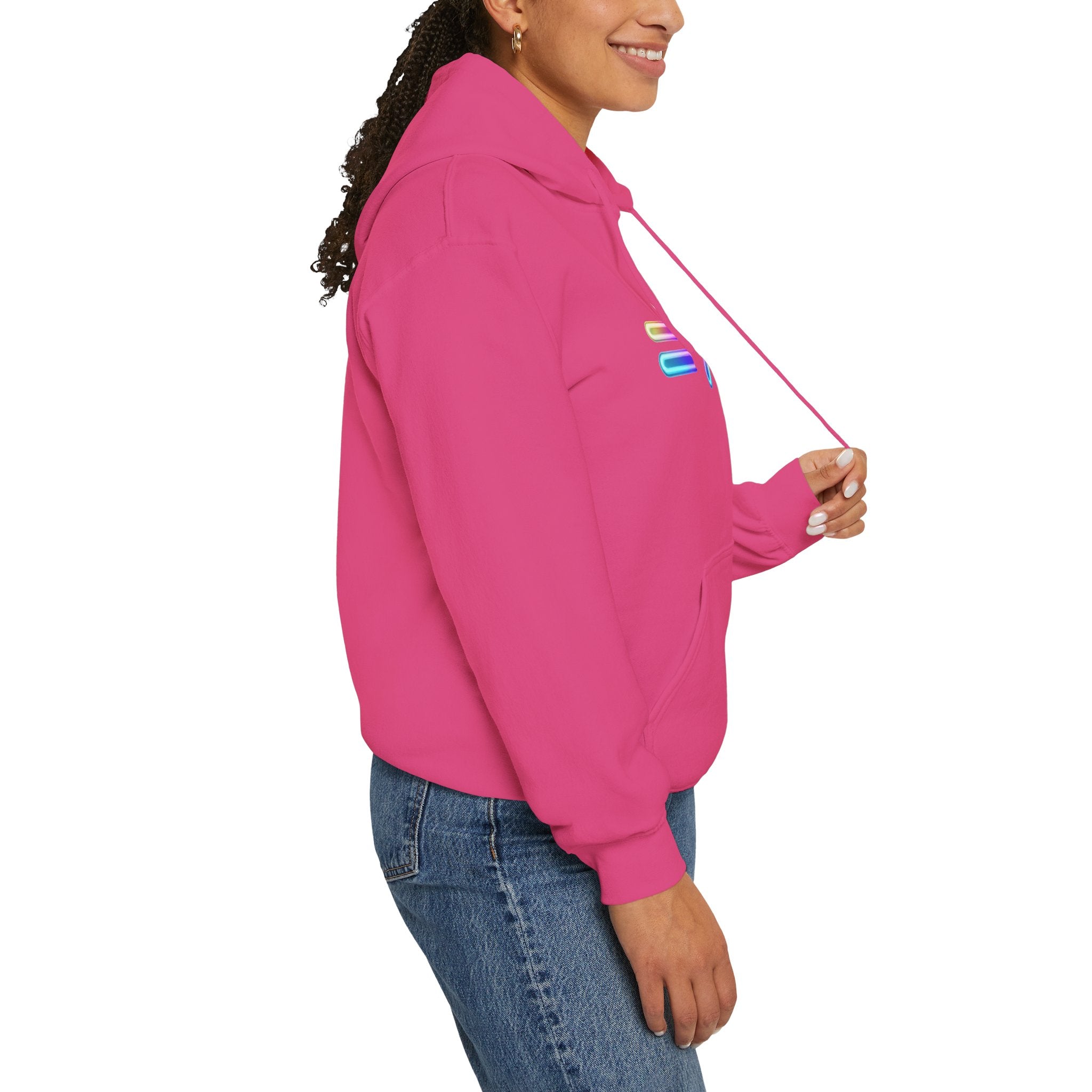 Equality is Greater than Division Neon Style Pullover Hoodie