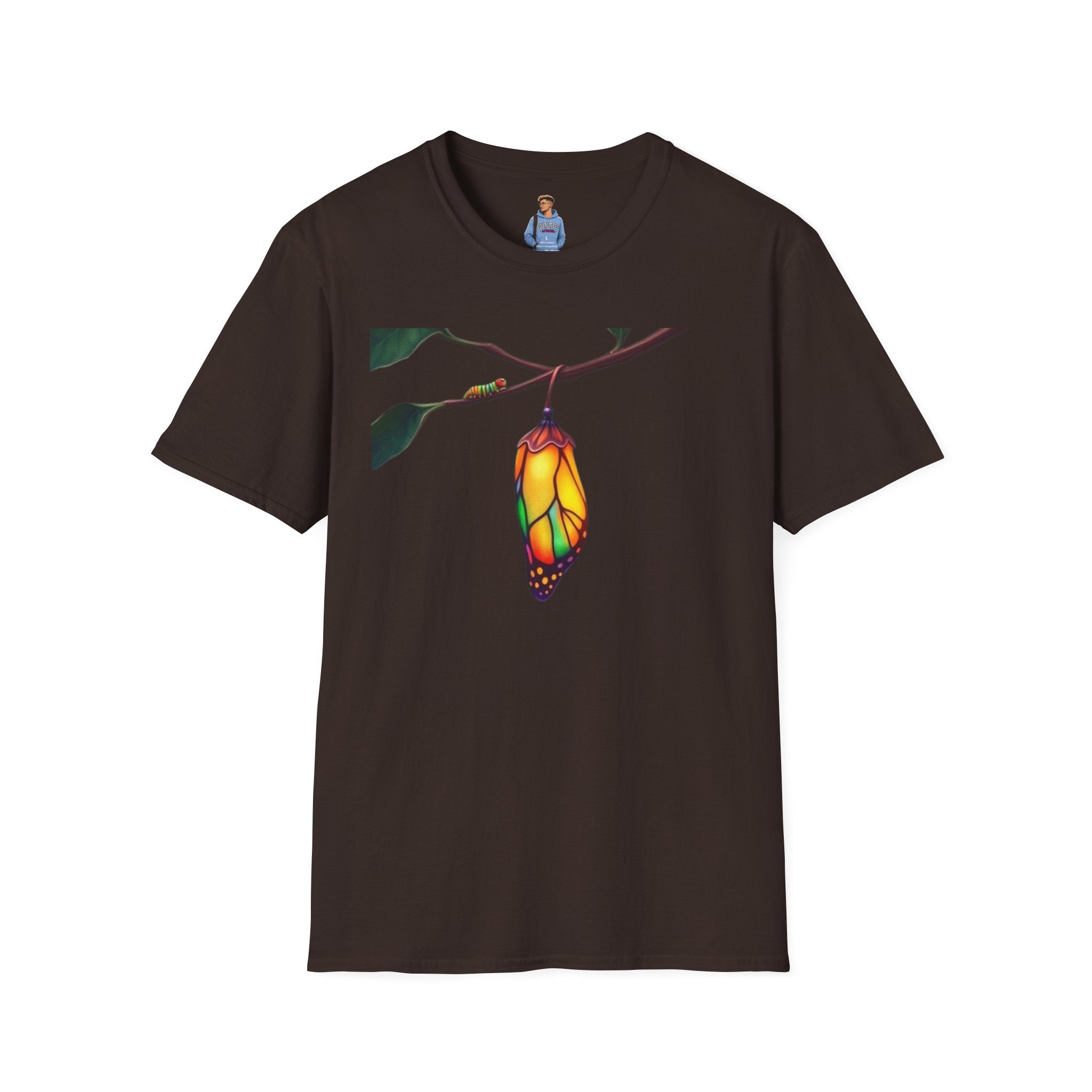 Rainbow Butterfly Cocoon Pride T-Shirt