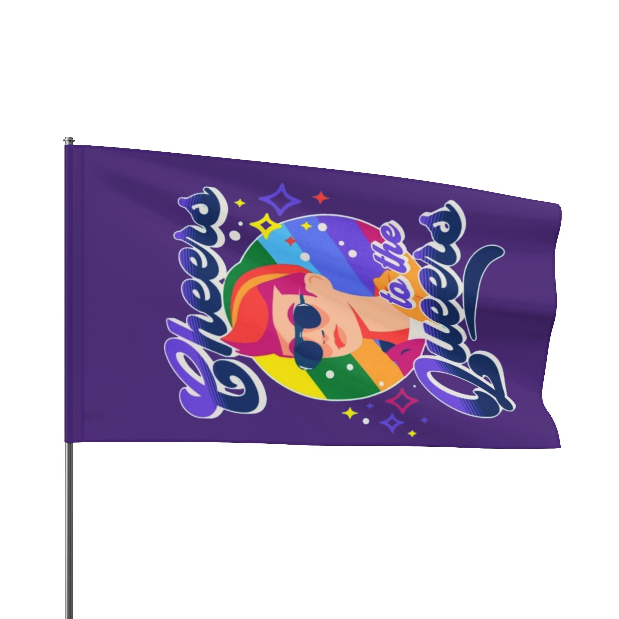 Cheers to the Queers Pride Flag - EqualiTees.Me