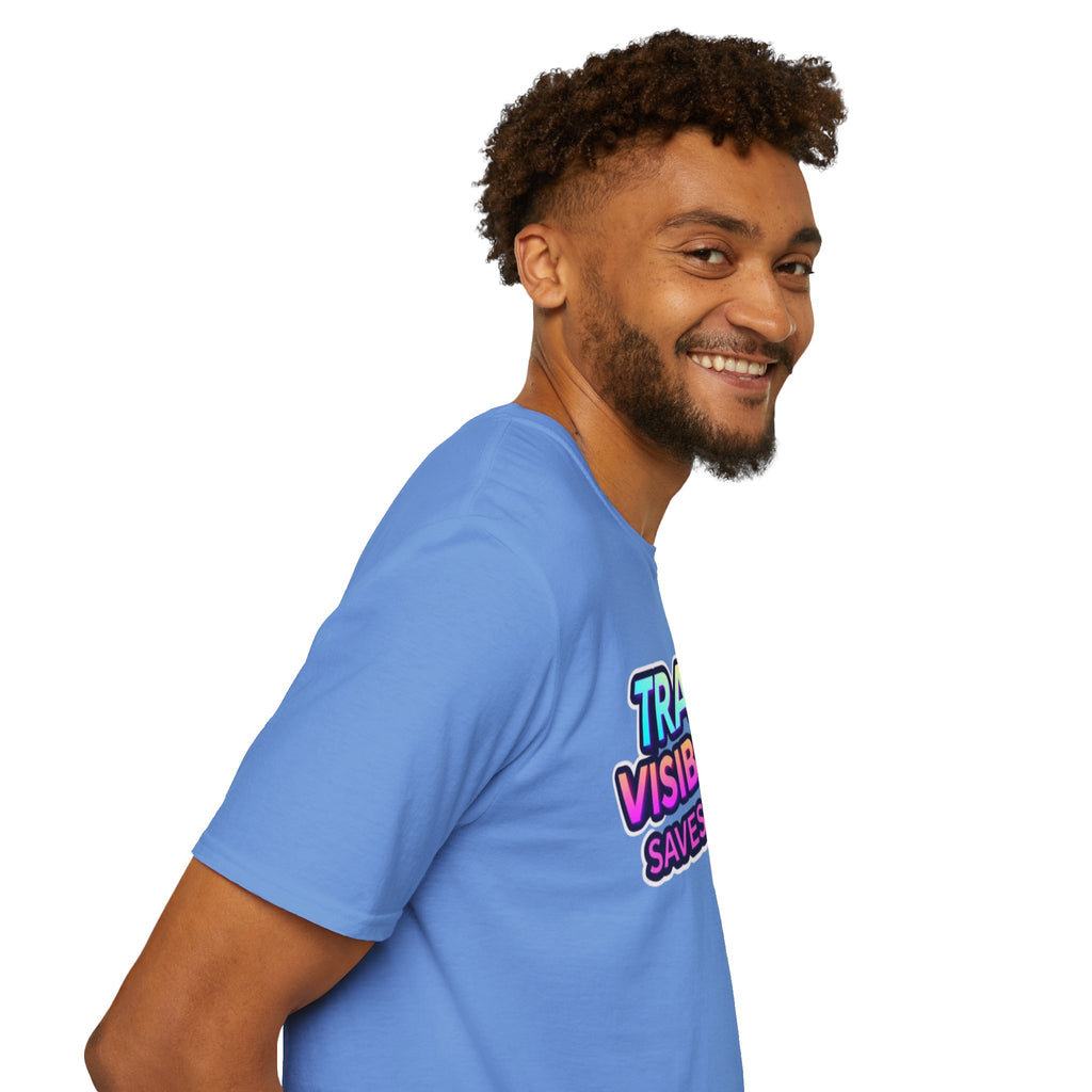 Trans Visibility Saves Lives Statement T-shirt
