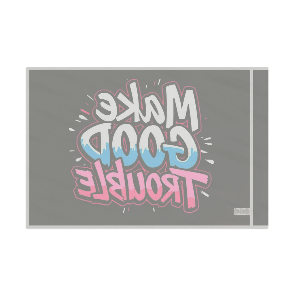 Make Good Trouble Trans Colors Flag - EqualiTees.Me