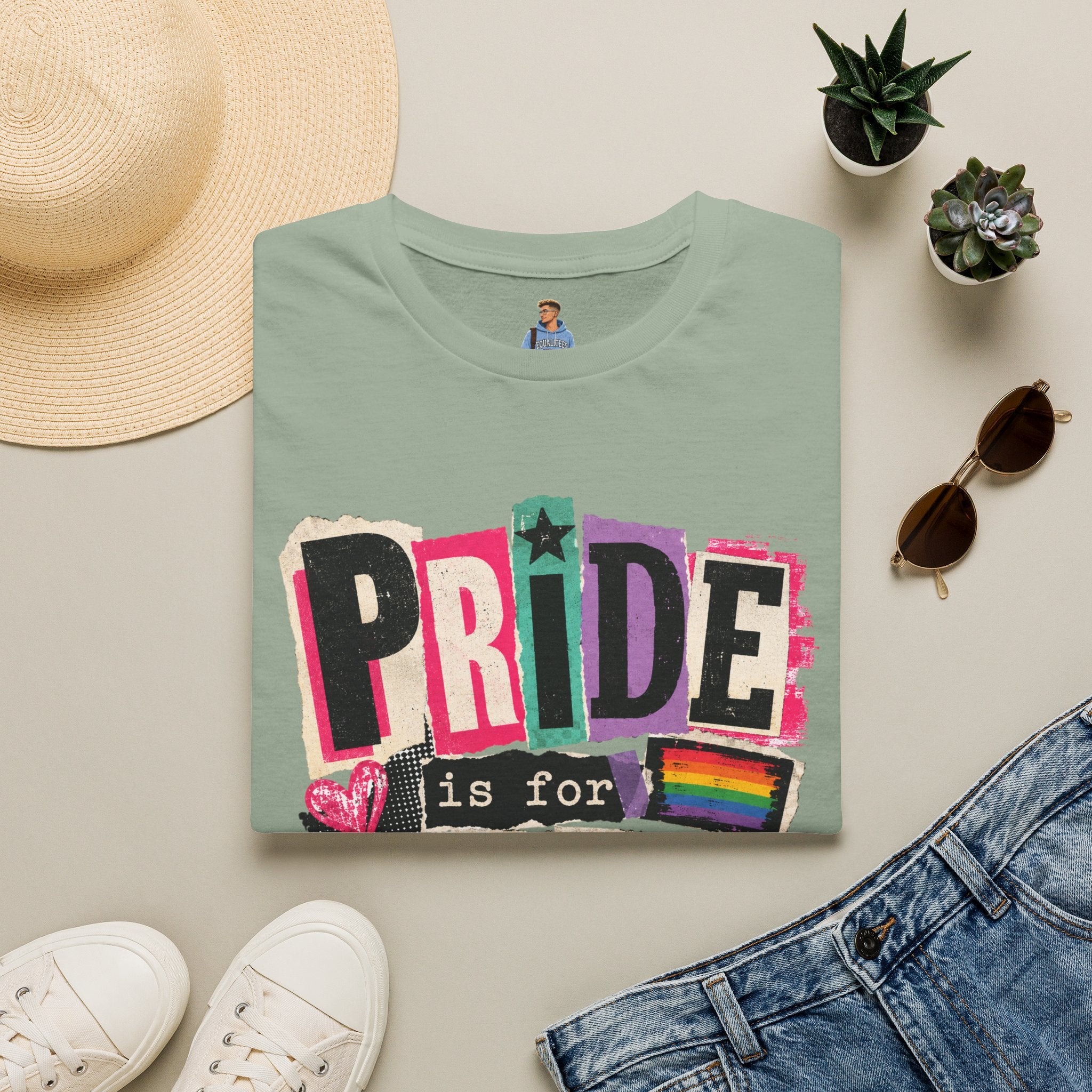 Pride Is for Everyone T-Shirt — Colorful LGBTQ+ Ally Tee
