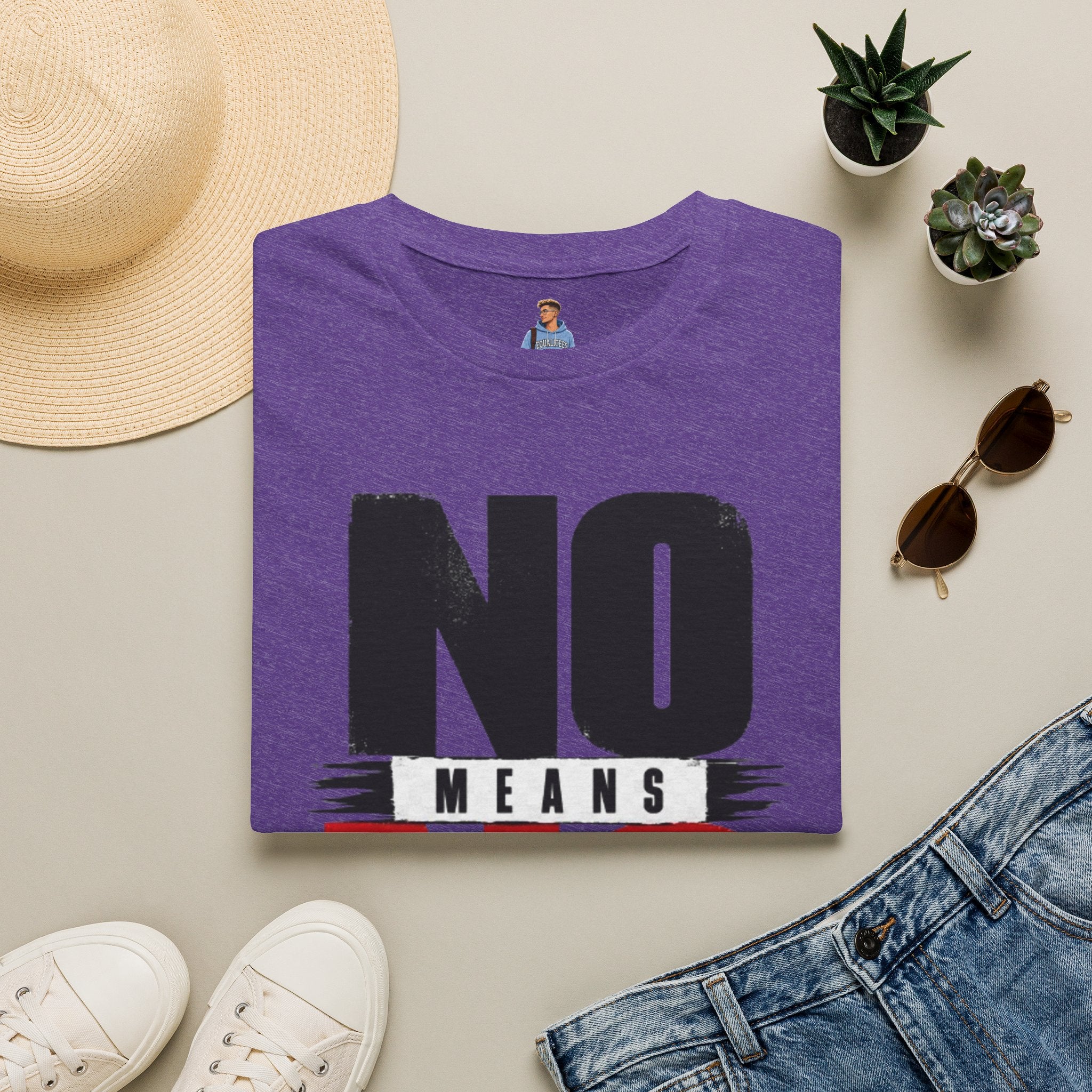 NO Means NO T-Shirt — Consent Awareness Graphic Tee
