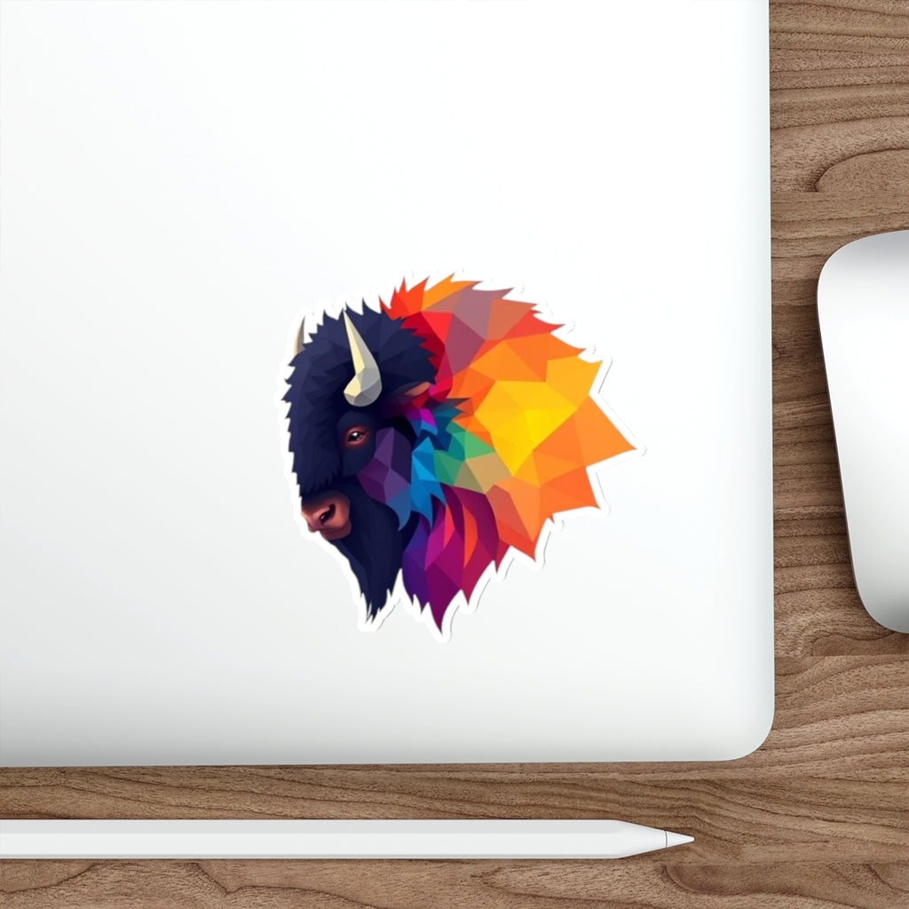 Die-Cut Stickers - Pride Bison - EqualiTees.Me