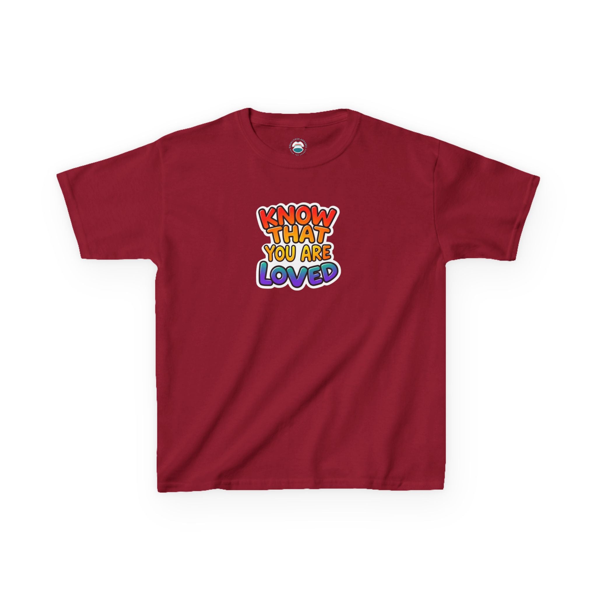 Know That You Are Loved Heavy Cotton™ Tee - Peace Tee for Children - EqualiTees.Me