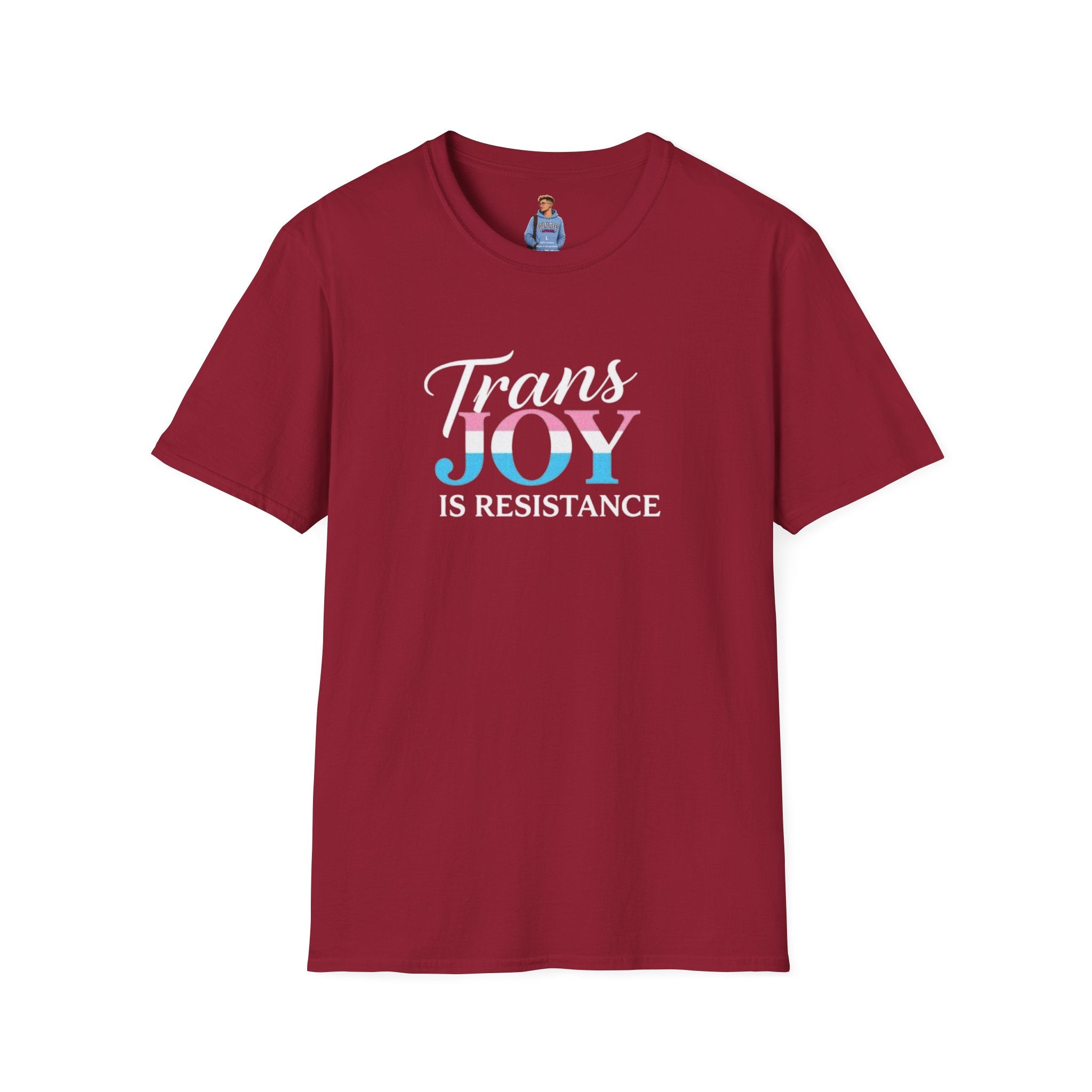Camiseta unisex Trans Joy is Resistance: Celebra el amor y el empoderamiento