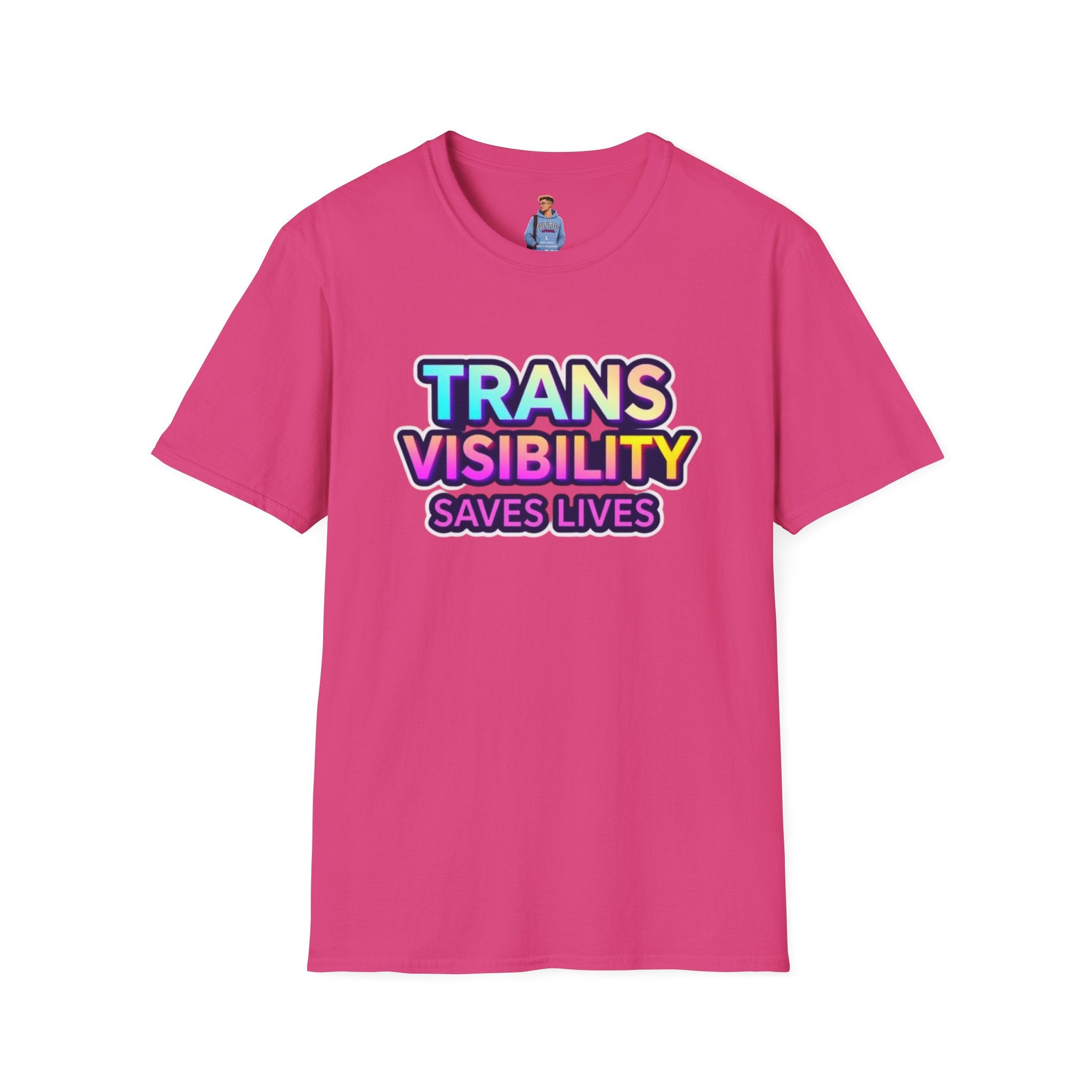 Trans Visibility Saves Lives Statement T-shirt