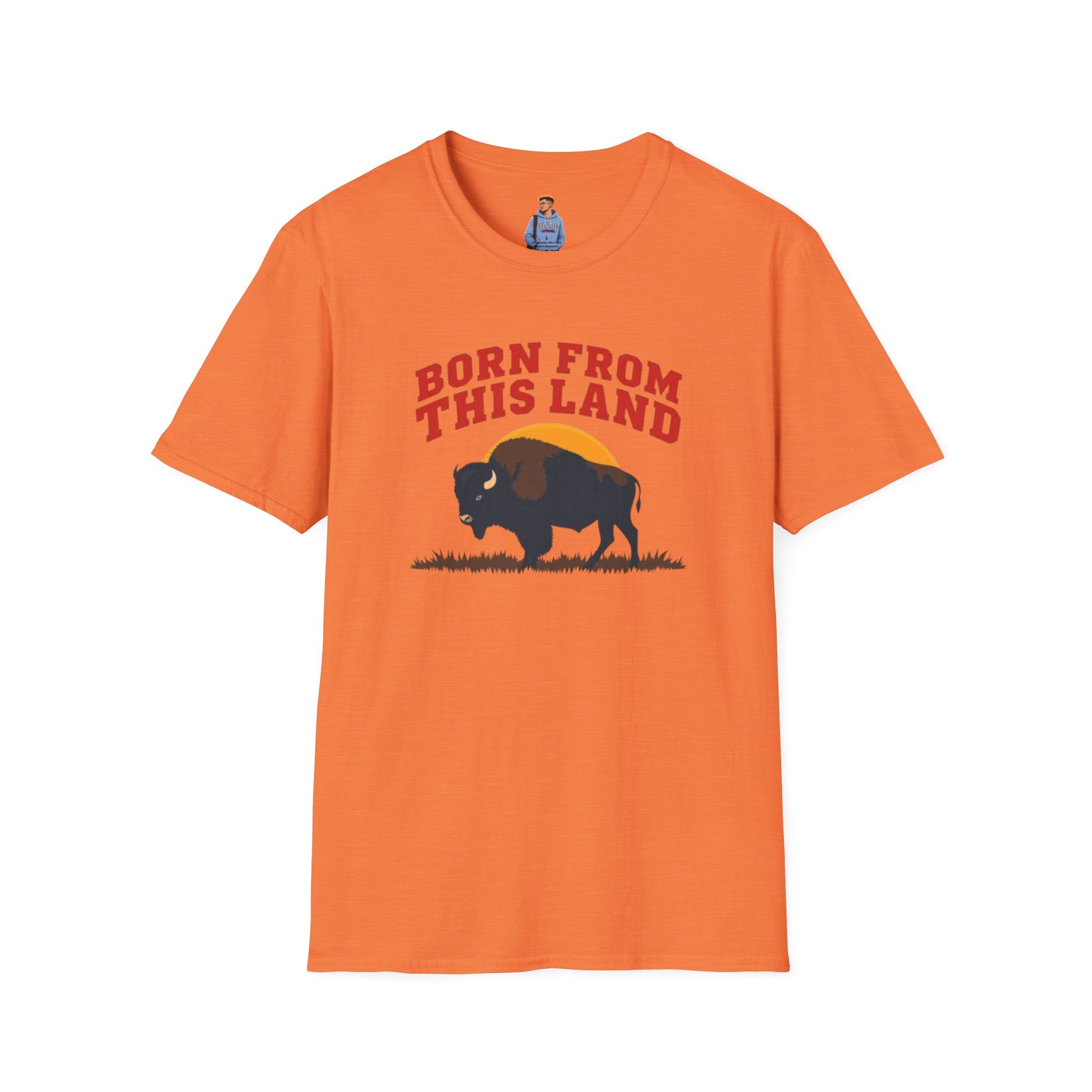 Born From this Land Native and Proud T-Shirt