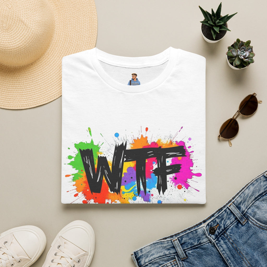 Bold Rainbow WTF Color Splash T-Shirt