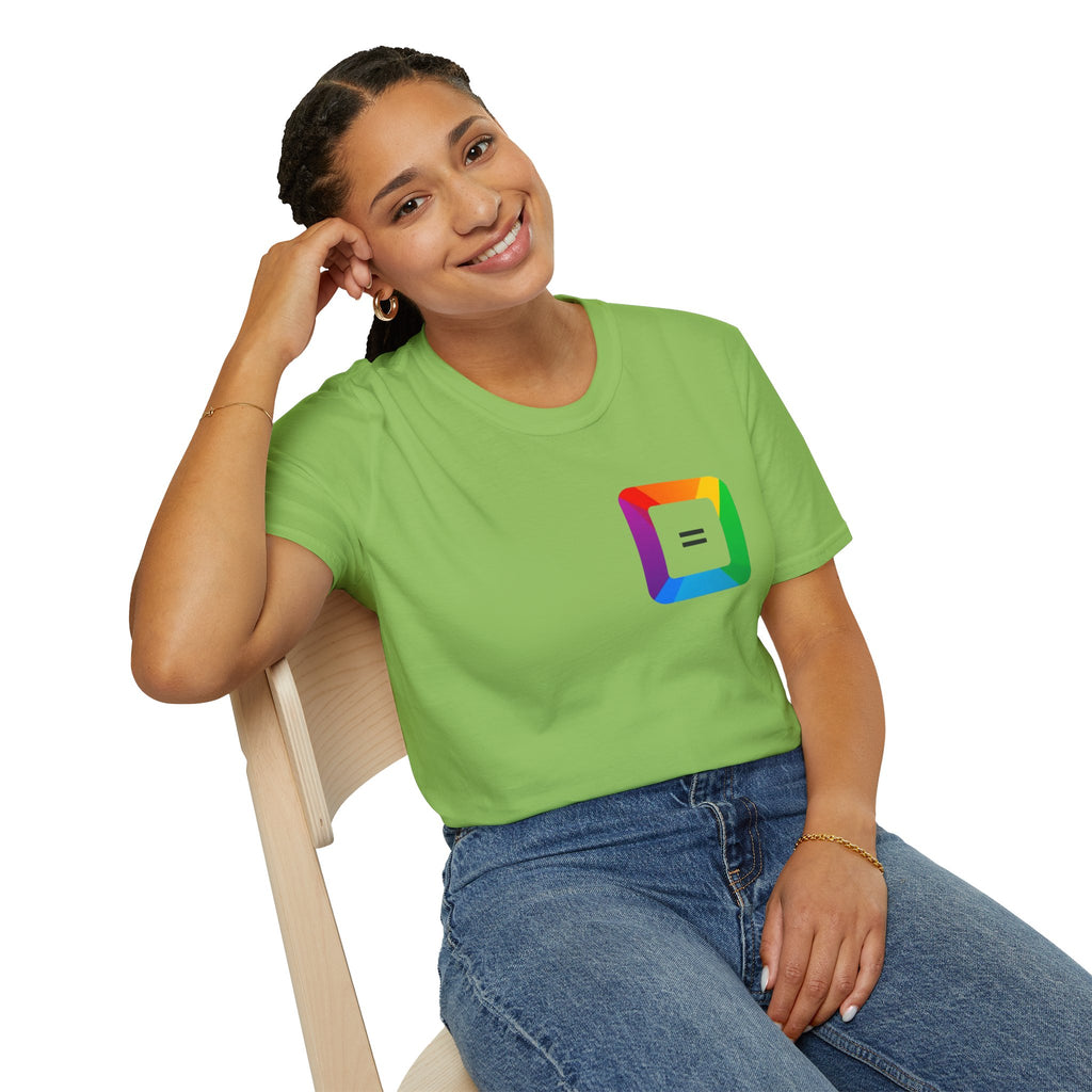 Pride-Theme Unisex Softstyle T-Shirt - "True freedom is Equality for ALL"