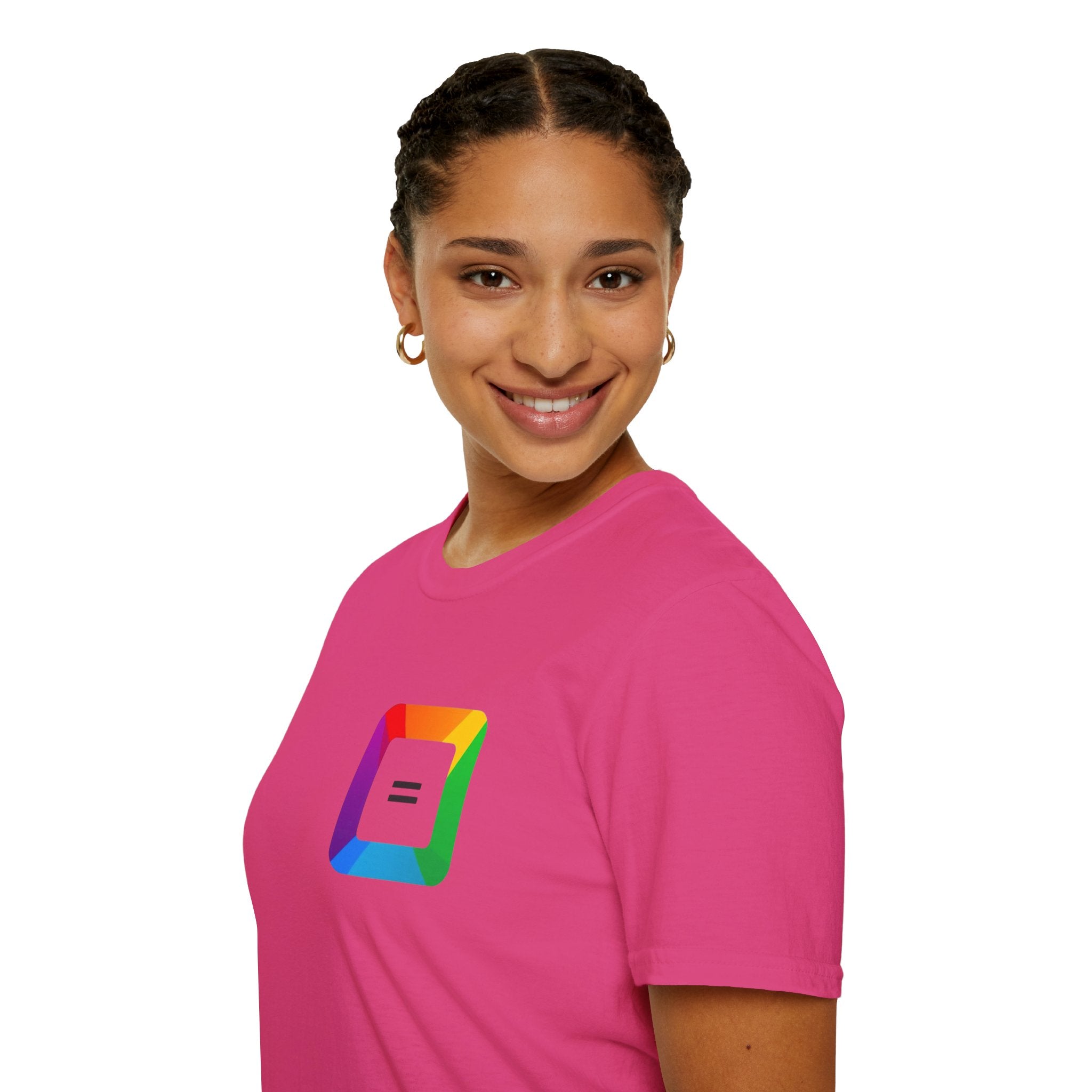 Pride-Theme Unisex Softstyle T-Shirt - "True freedom is Equality for ALL"