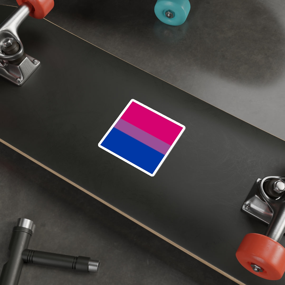 Die-Cut Stickers - Bisexual Pride Flag - EqualiTees.Me