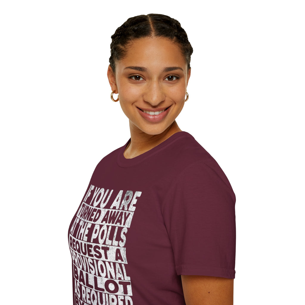 Know Your Rights Voter English T-Shirt