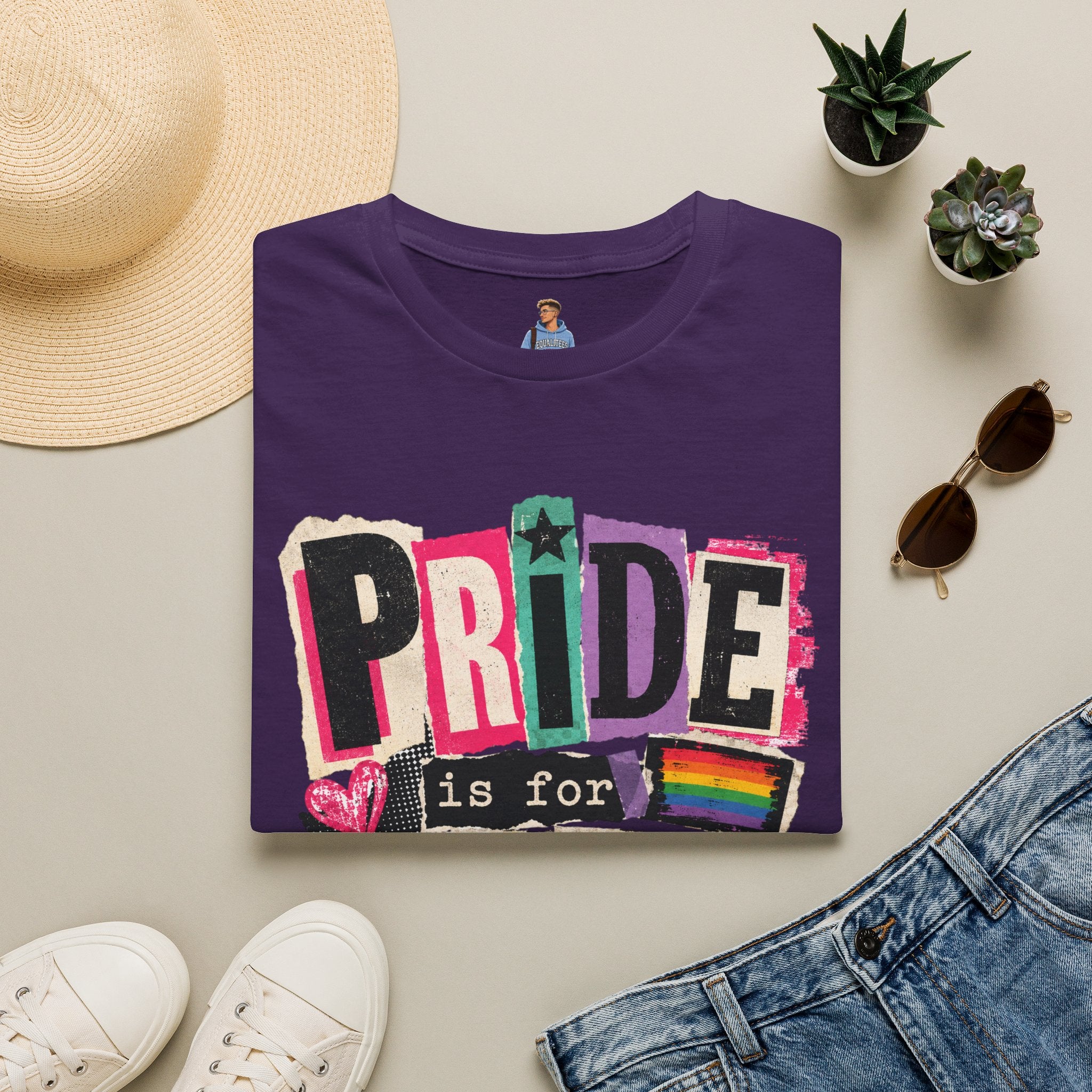 Pride Is for Everyone T-Shirt — Colorful LGBTQ+ Ally Tee