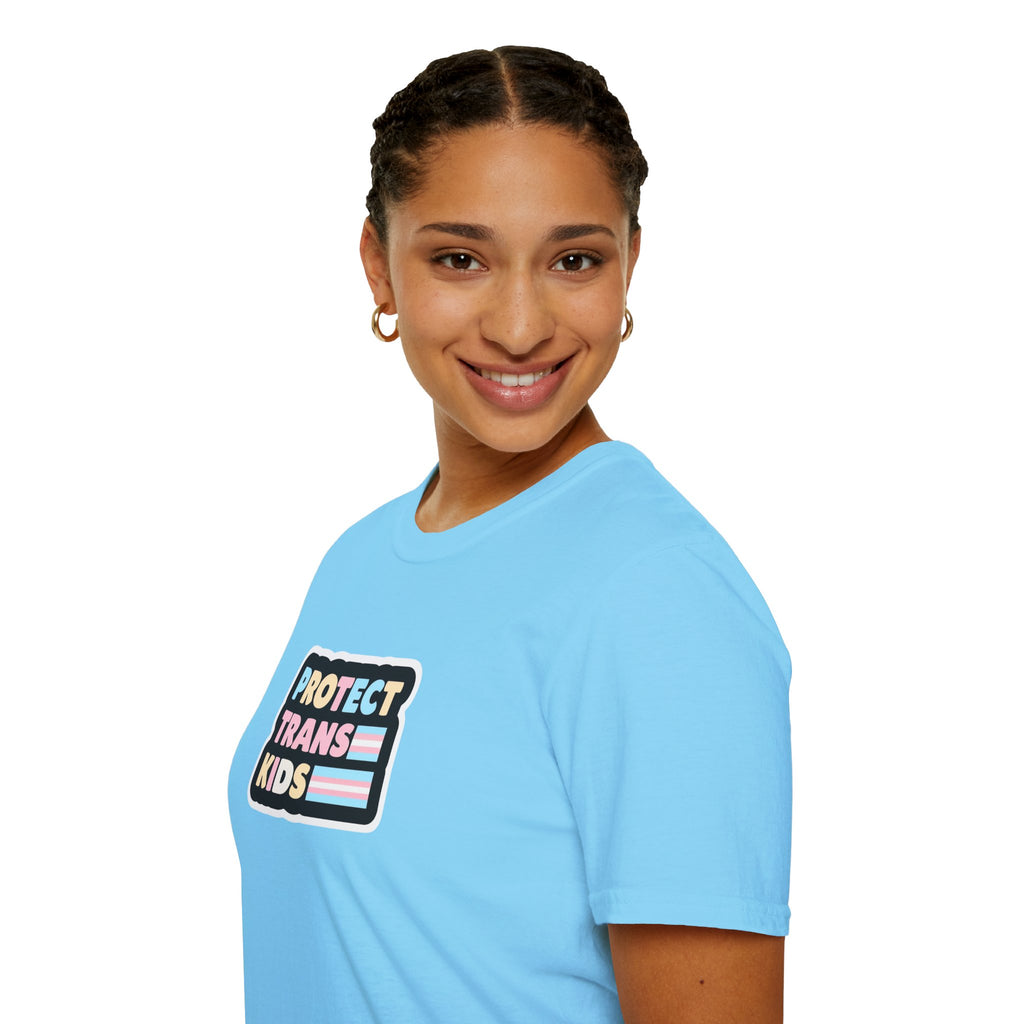 Camiseta unisex de estilo suave "Protect Trans Kids" - Empowerment &amp; Pride Apparel