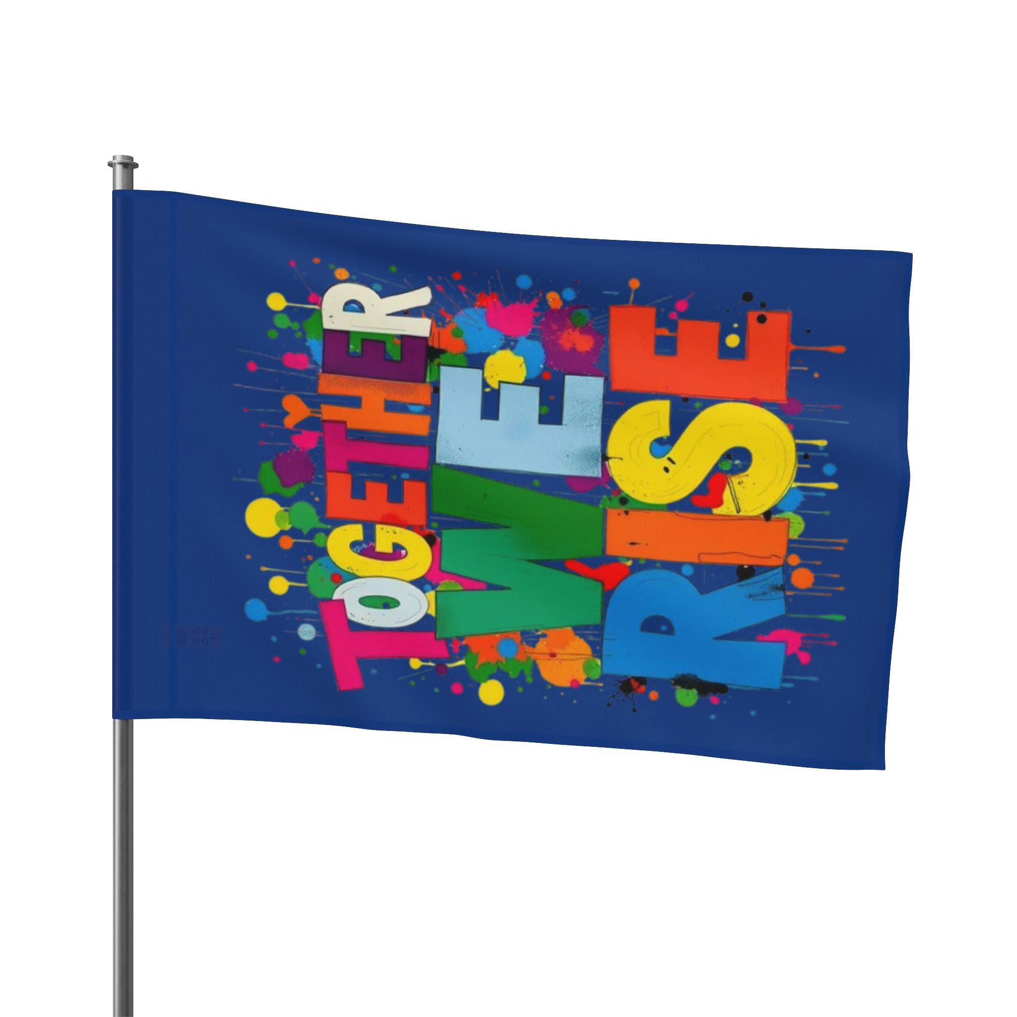 Together We Rise Flag for Unity - EqualiTees.Me