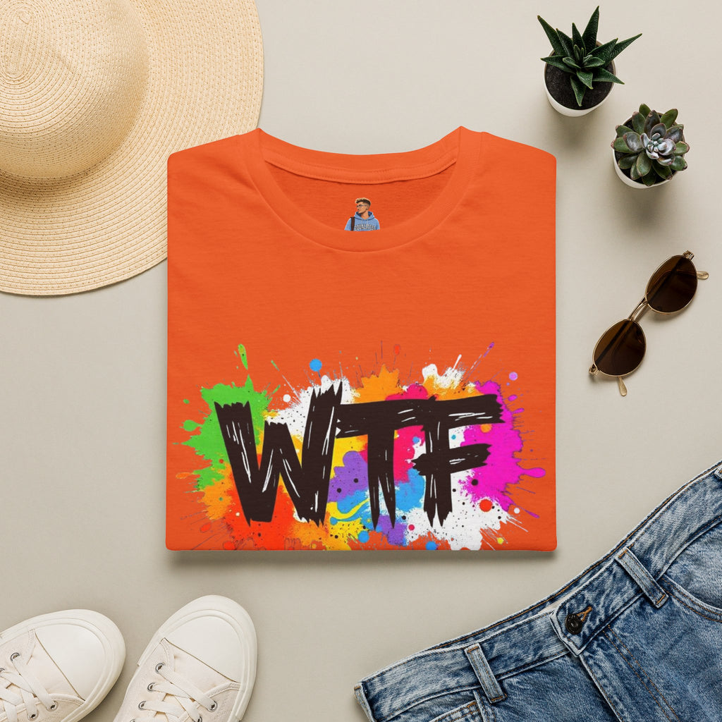 Bold Rainbow WTF Color Splash T-Shirt