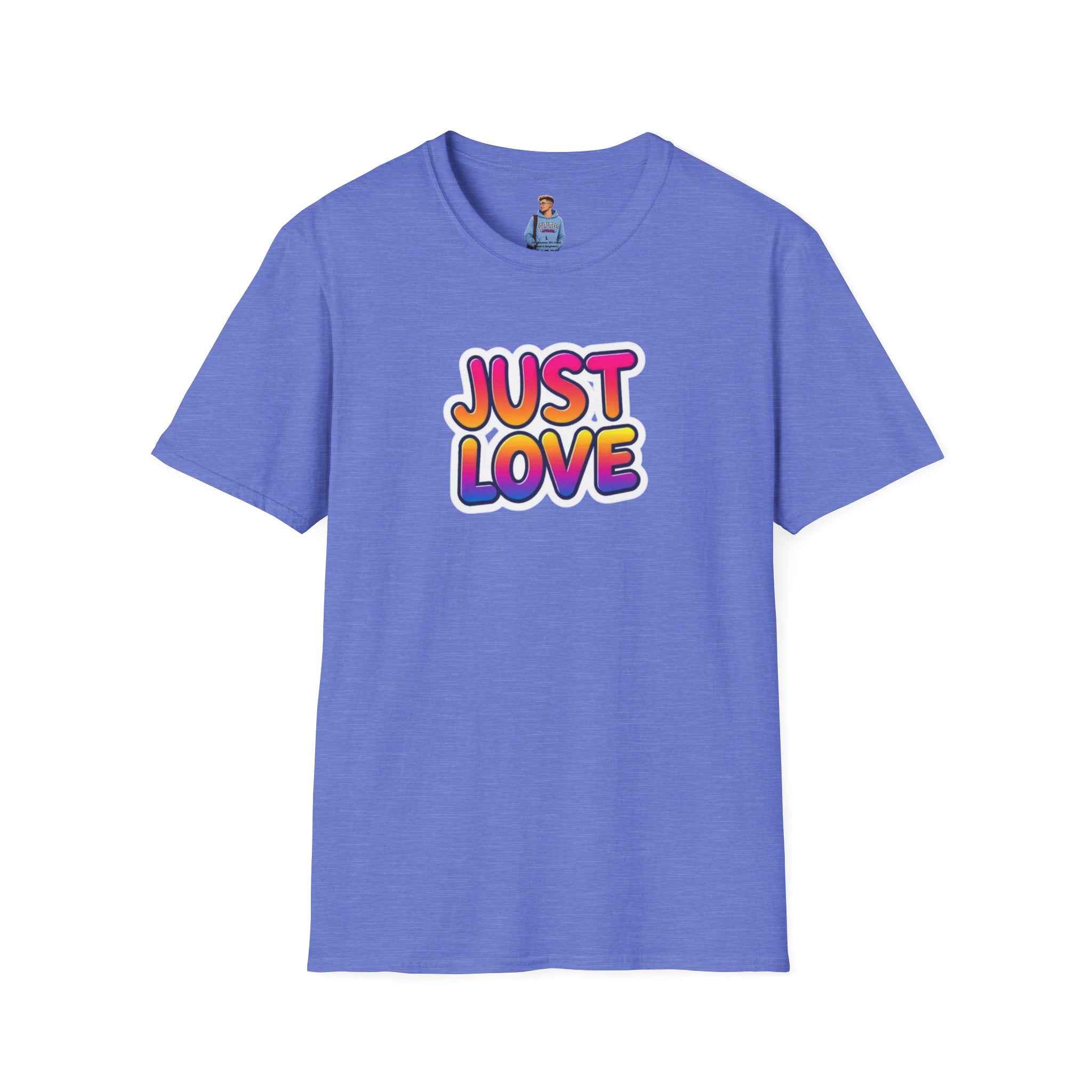 Just Love Unisex Softstyle T-Shirt | Perfect for Pride, Anniversaries, and Everyday Wear